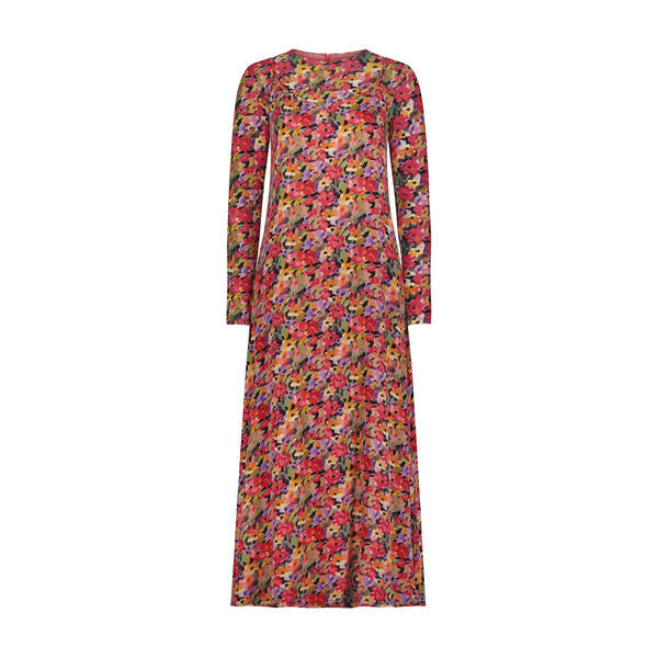 Printed Slip Dress- Oil Painted Florals- FINAL SALE