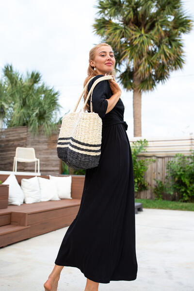 Ribbed Jumper- Black- FINAL SALE