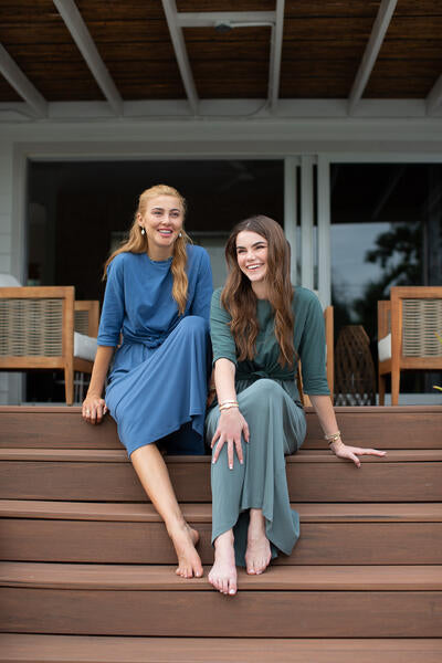 Ribbed Jumper- Eucalyptus- FINAL SALE