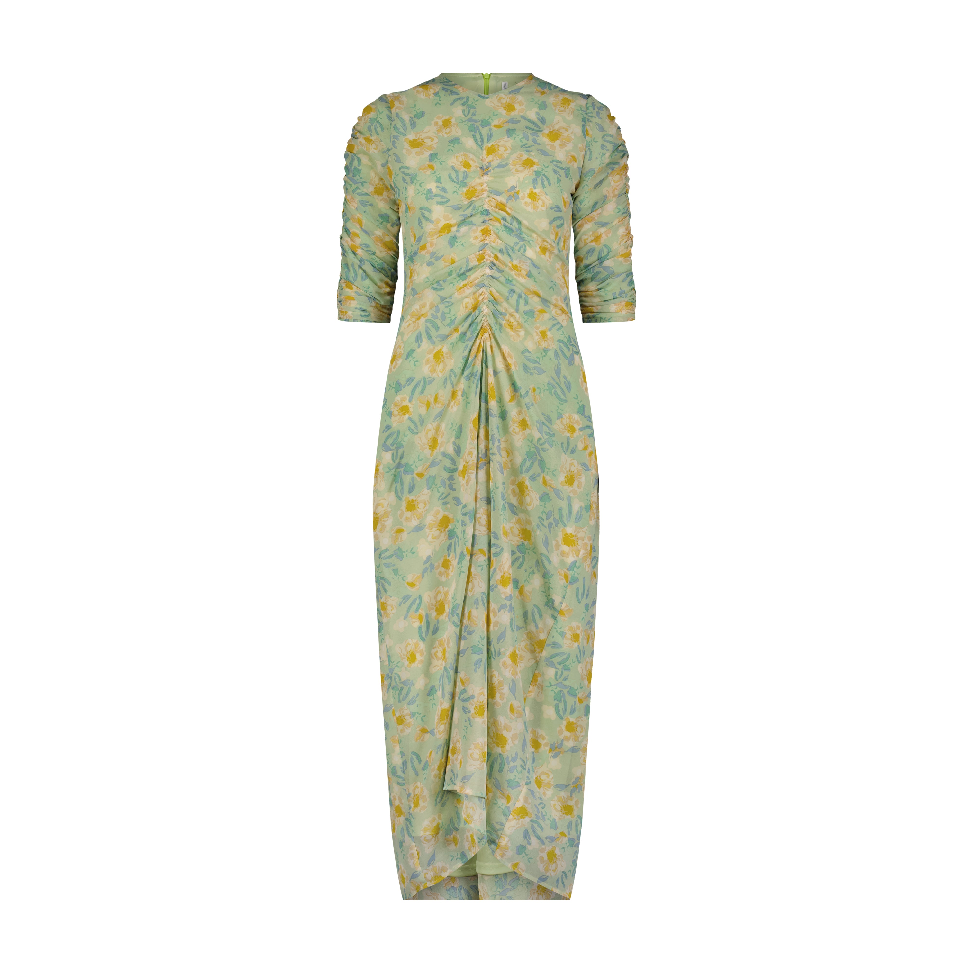 Flora Midi- Mint Floral- FINAL SALE