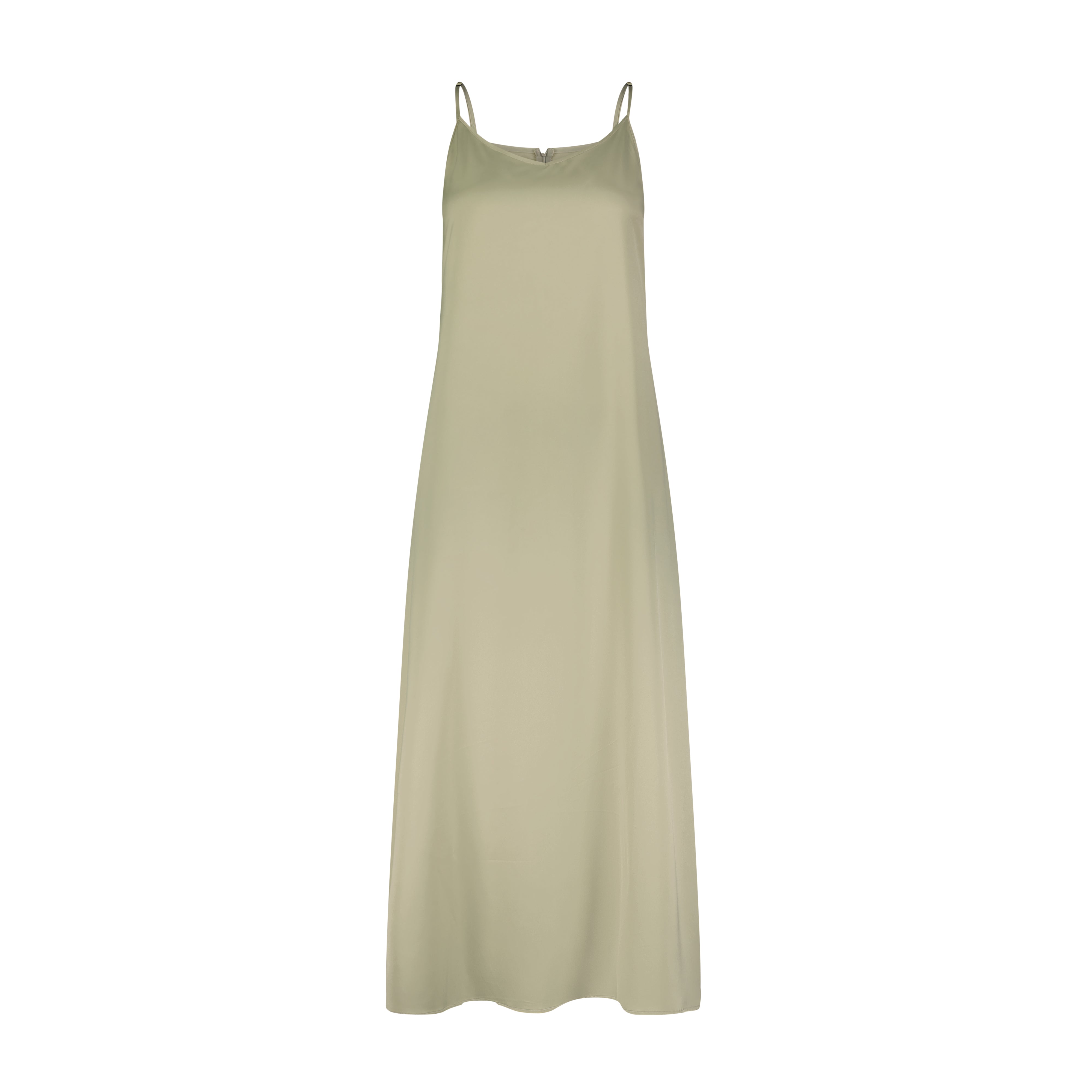 Satin Slip Dress- Sage- FINAL SALE