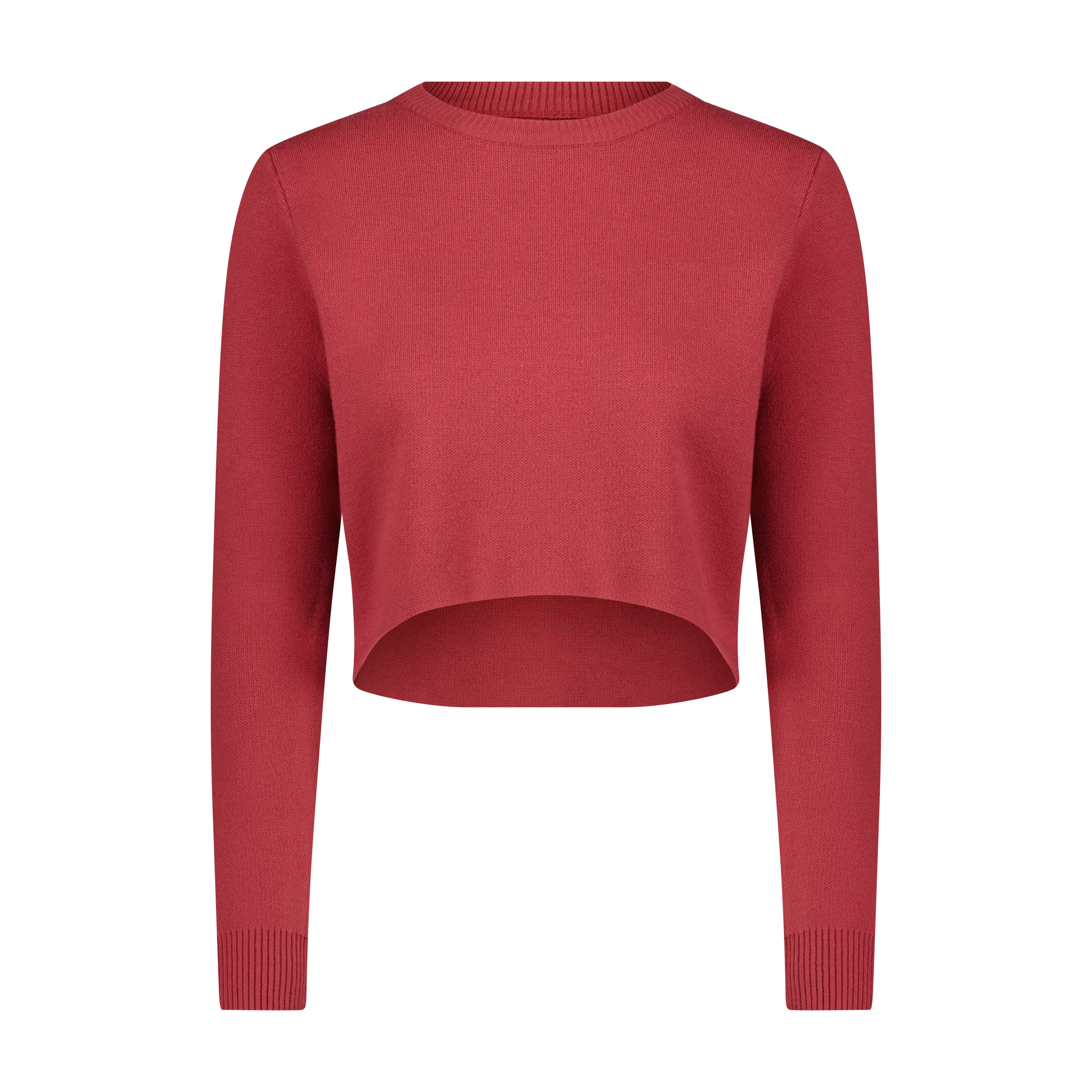 Crop Sweater- Berry- FINAL SALE