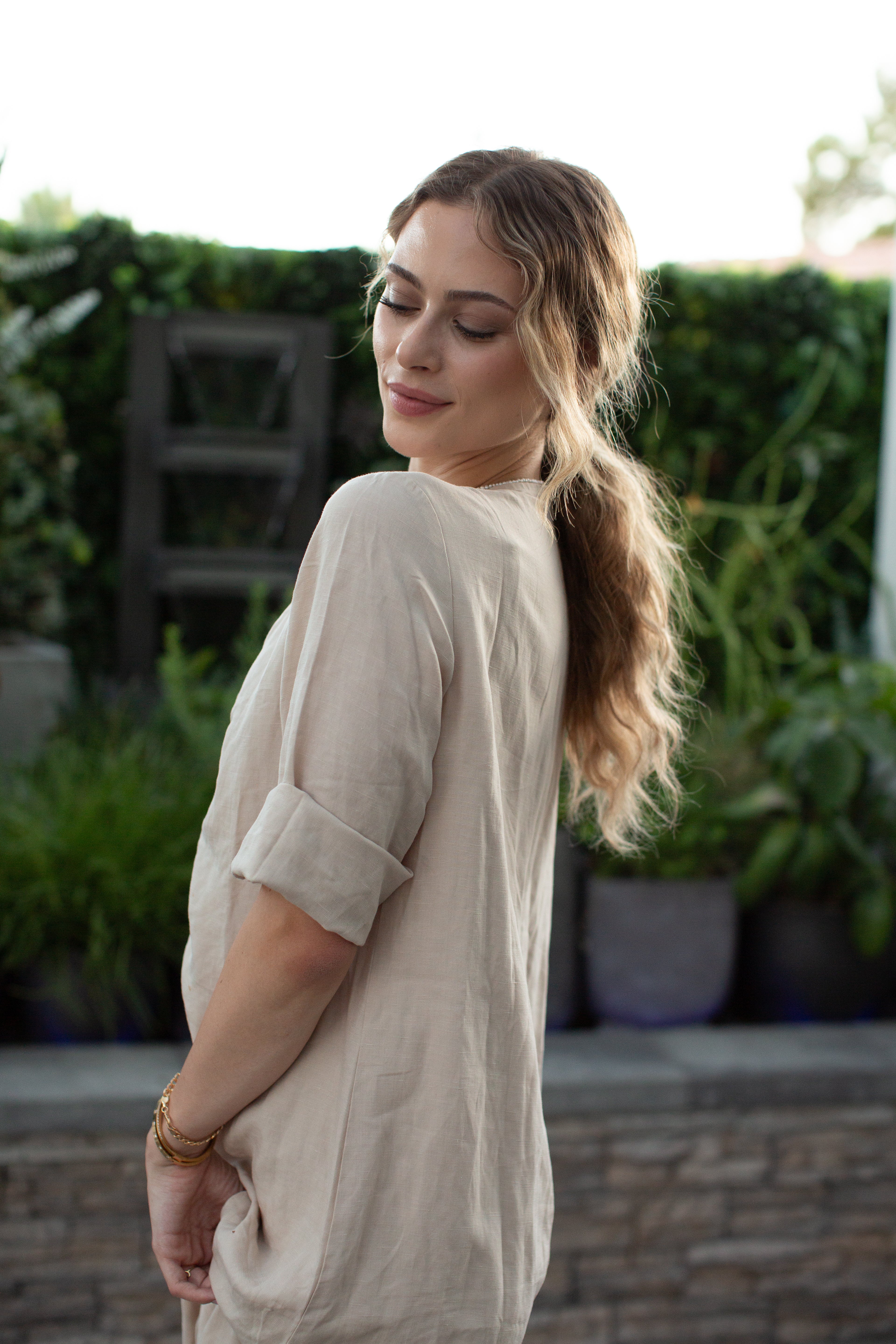 Kimono Dress- Sand- FINAL SALE