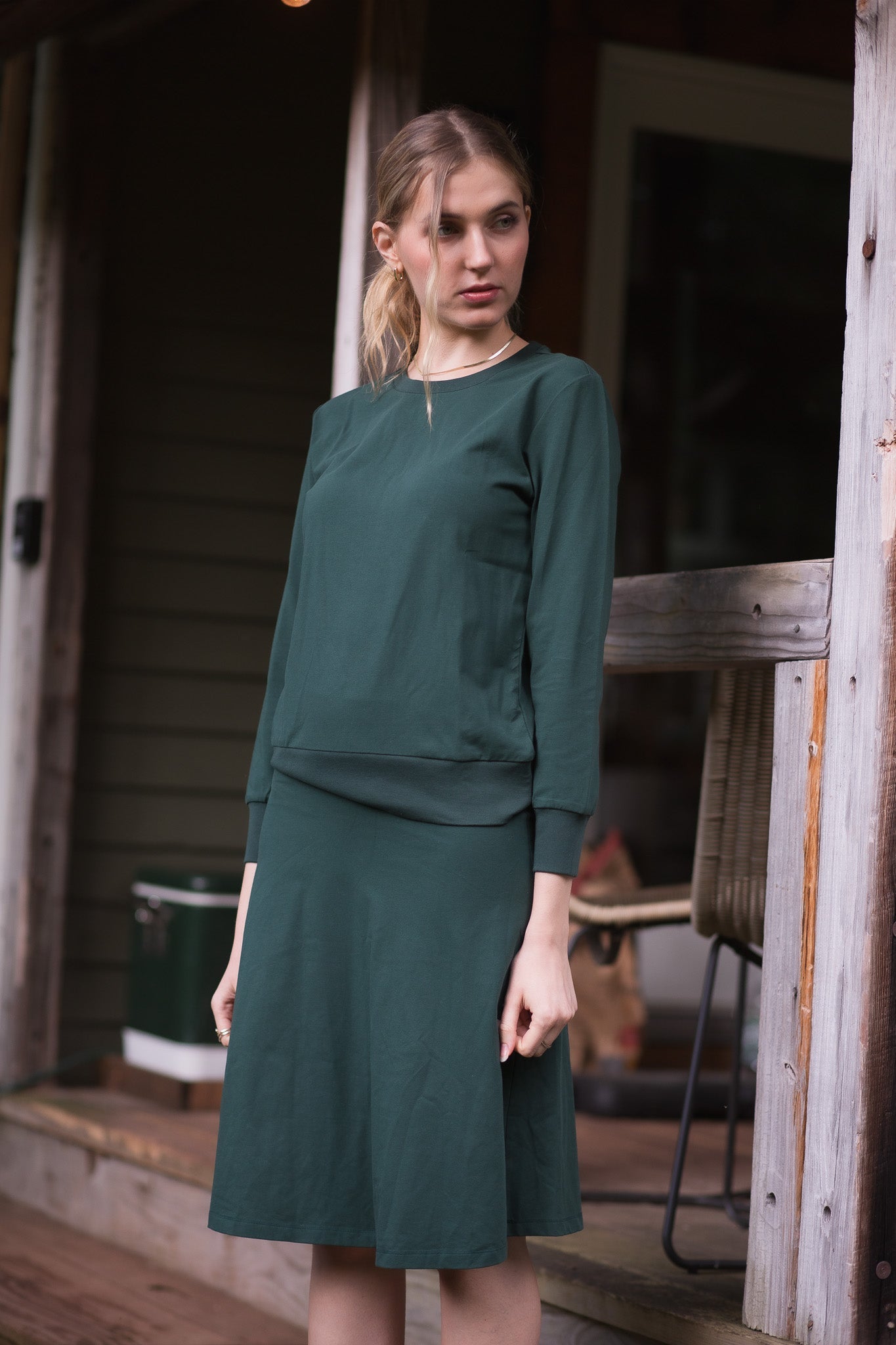 O Skirt- Forest- FINAL SALE