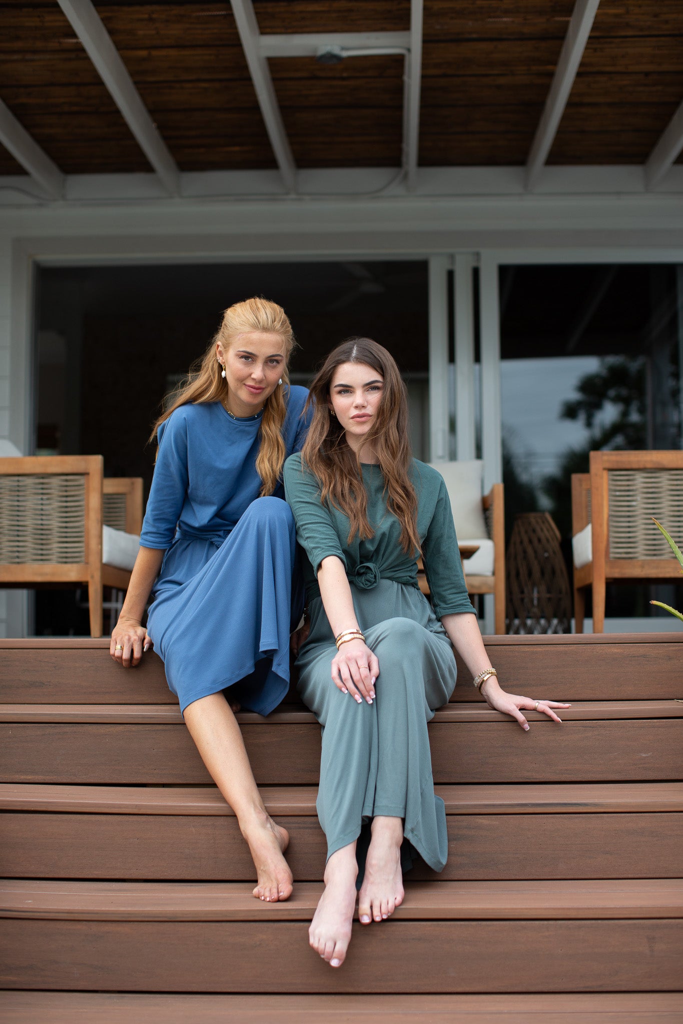 Ribbed Jumper- Denim- FINAL SALE