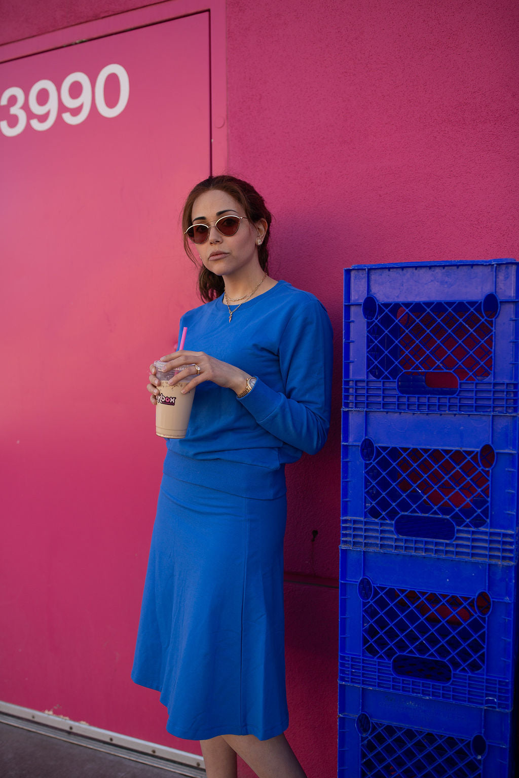 O Skirt- Cobalt- FINAL SALE