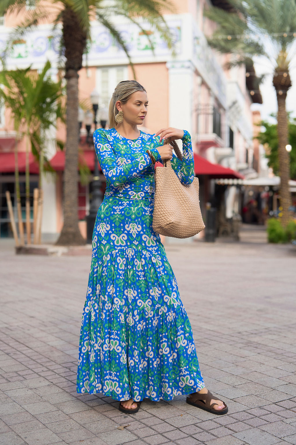 Tiered Maxi Skirt- Marrakesh- FINAL SALE