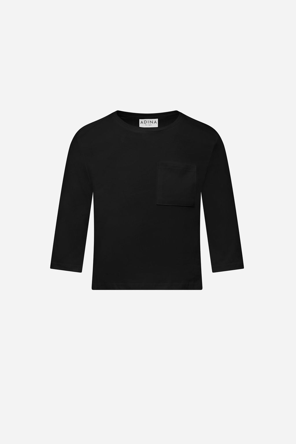 Pocket Tee- Black- FINAL SALE