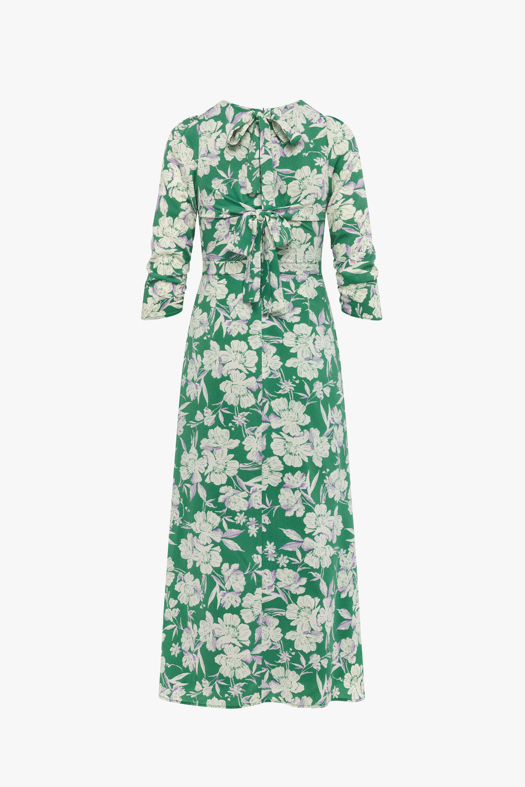 Olivia Midi- Green and White- FINAL SALE
