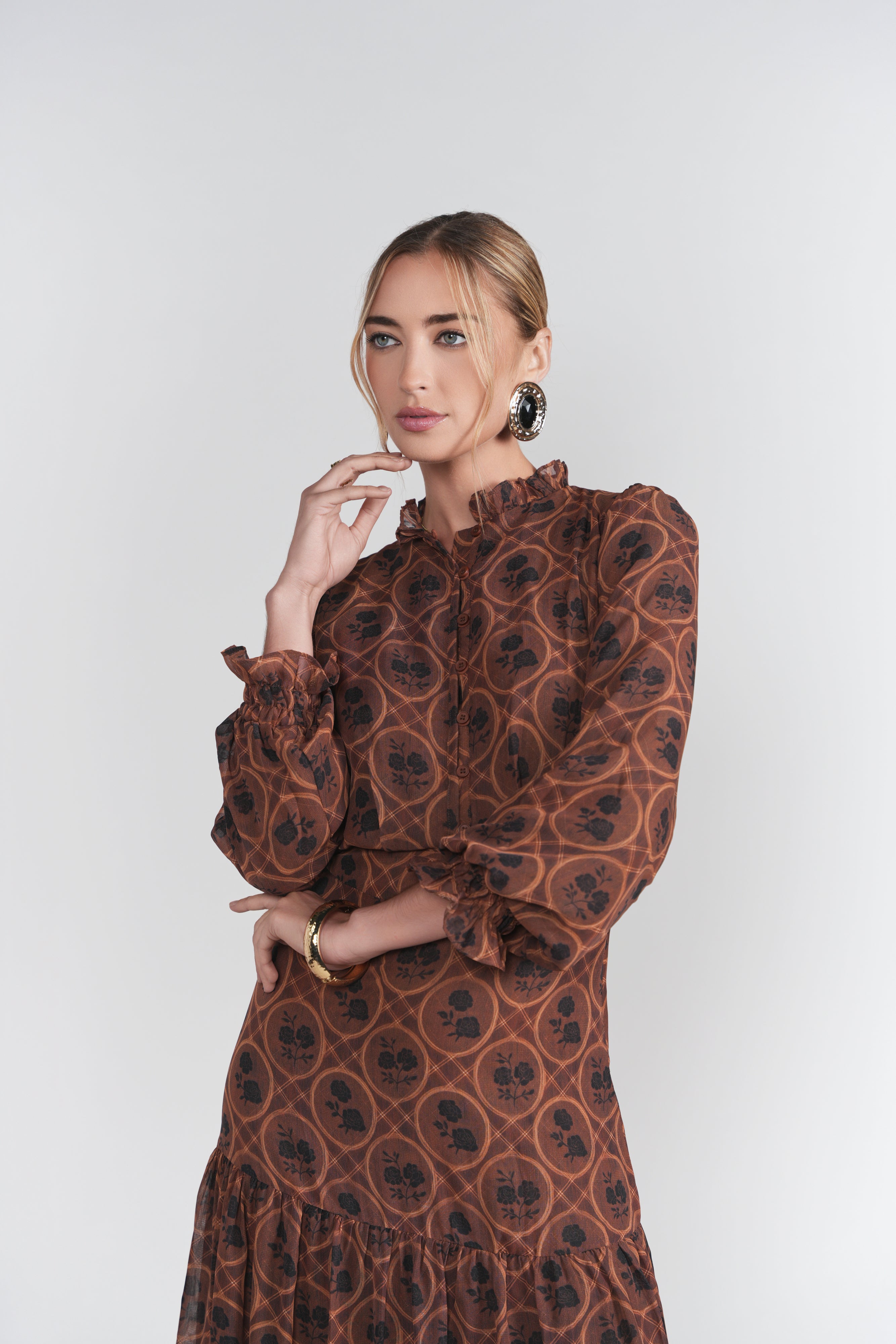 Zoe Maxi- Autumn Browns