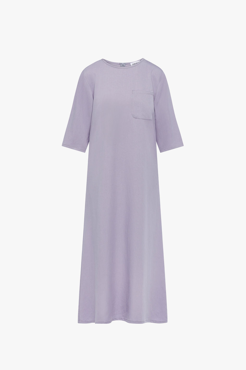 Tencel Pocket Midi Dress- Lilac- FINAL SALE