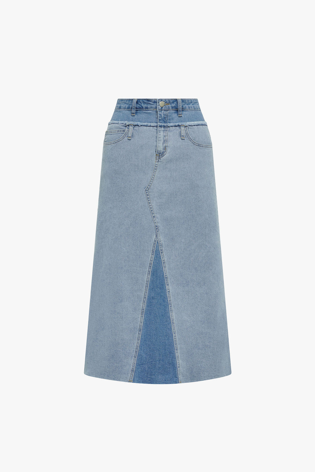 Two Tone Denim Skirt- FINAL SALE