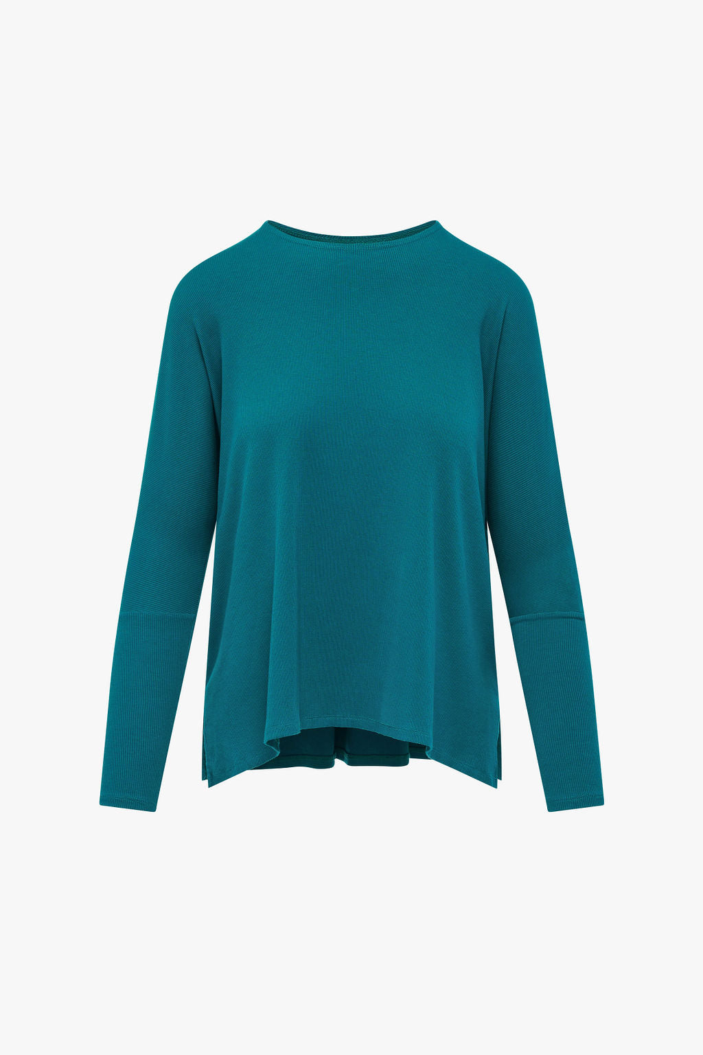 Dolman Sleeve Ribbed Top- Teal- FINAL SALE