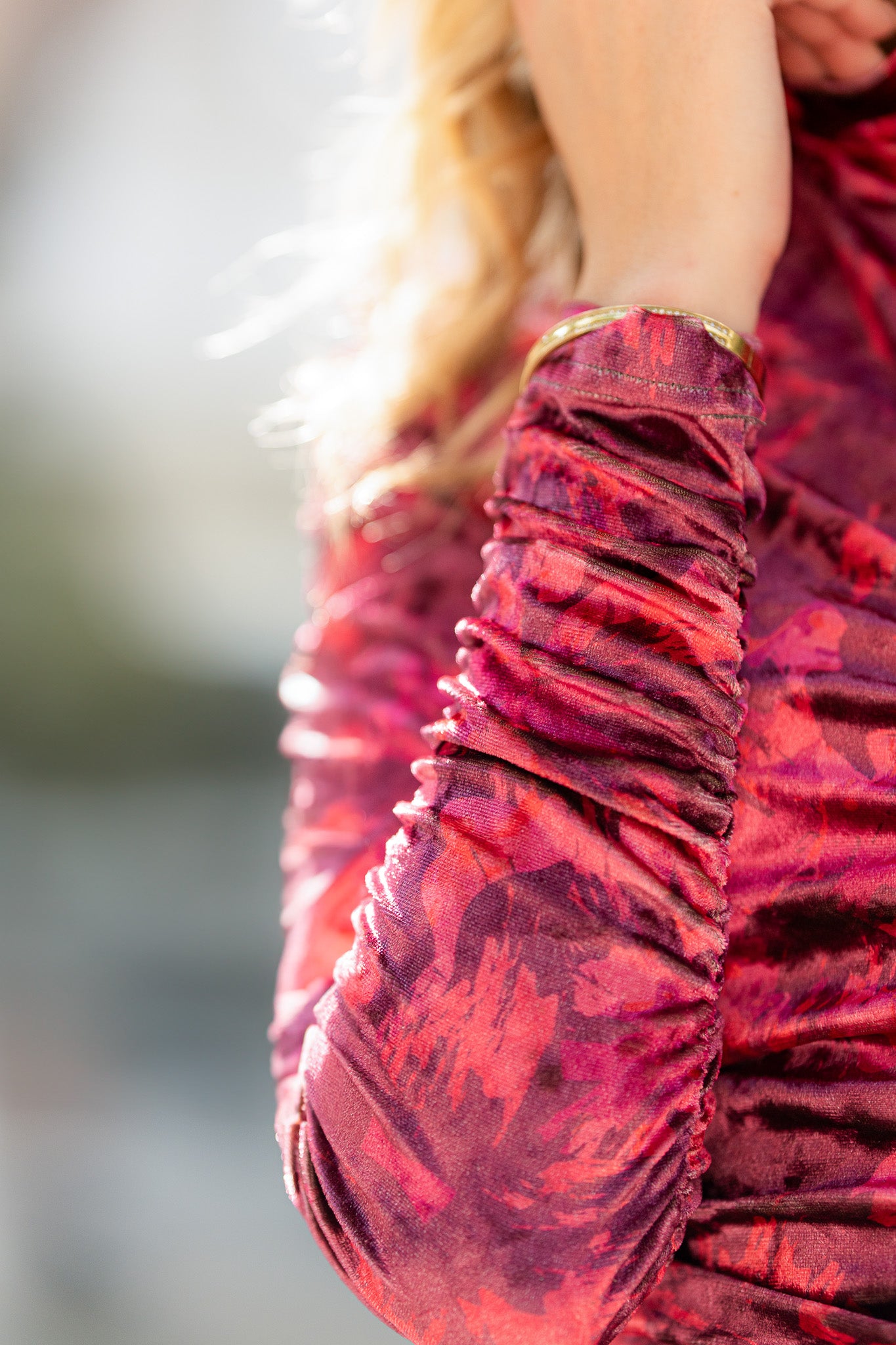 Elizabeth Midi- Berry- FINAL SALE