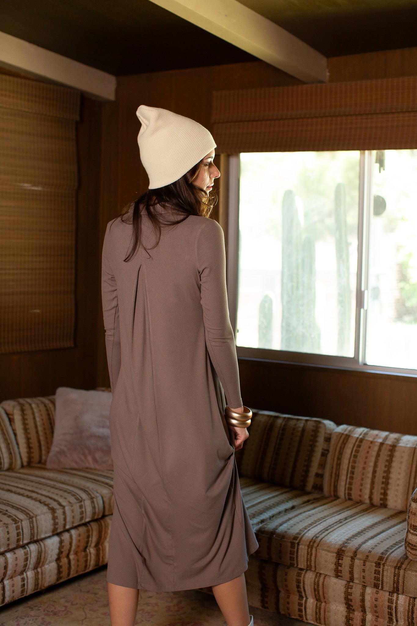 Shelley Dress- Mocha- FINAL SALE