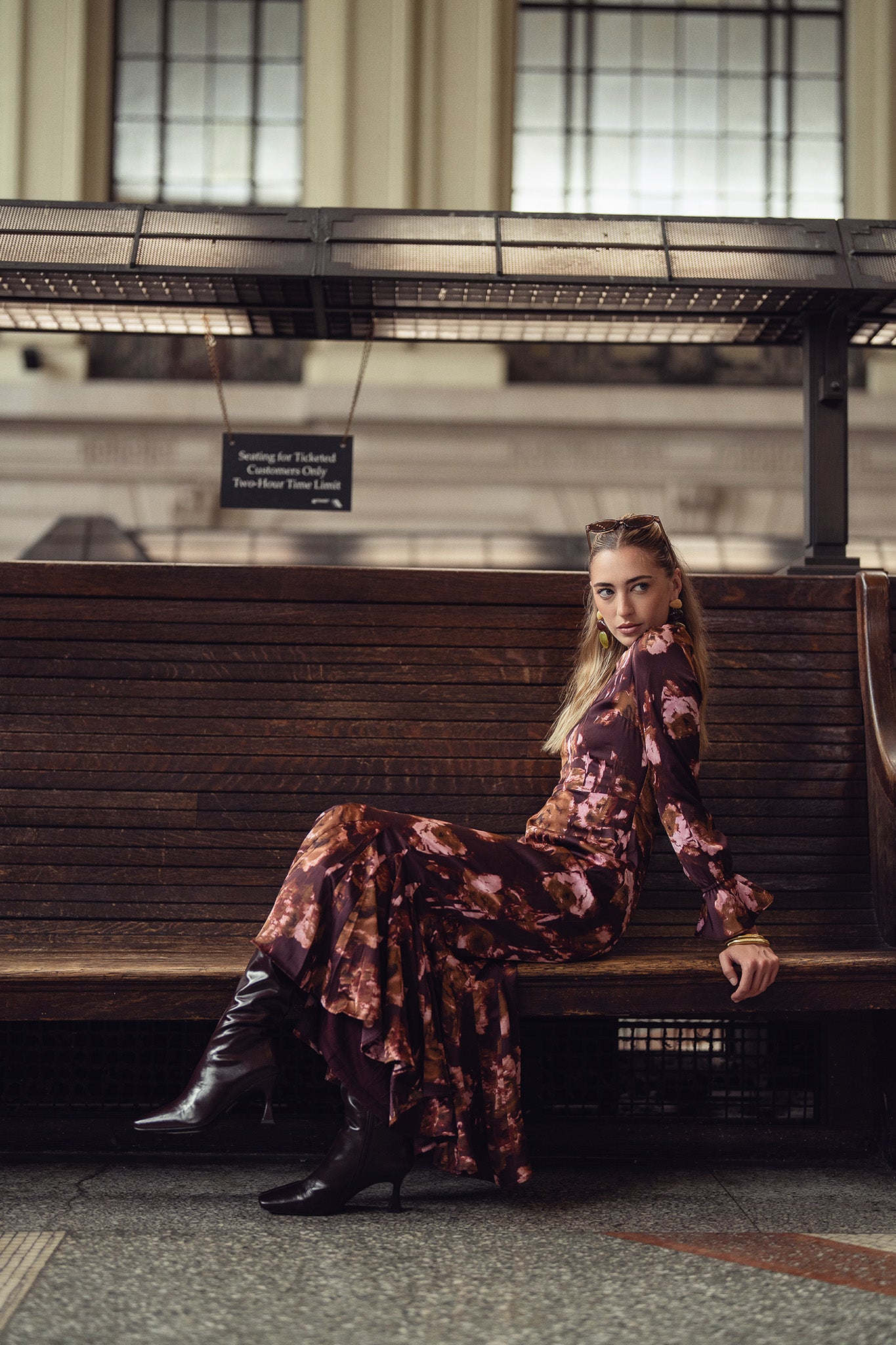 Aliza Dress- Maroons