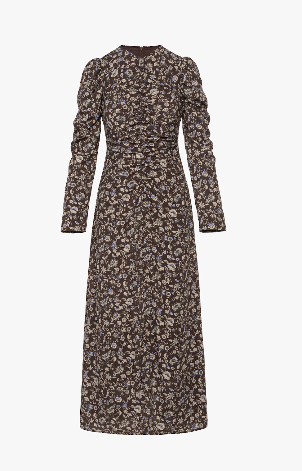 Michalie Midi- Brown Floral M