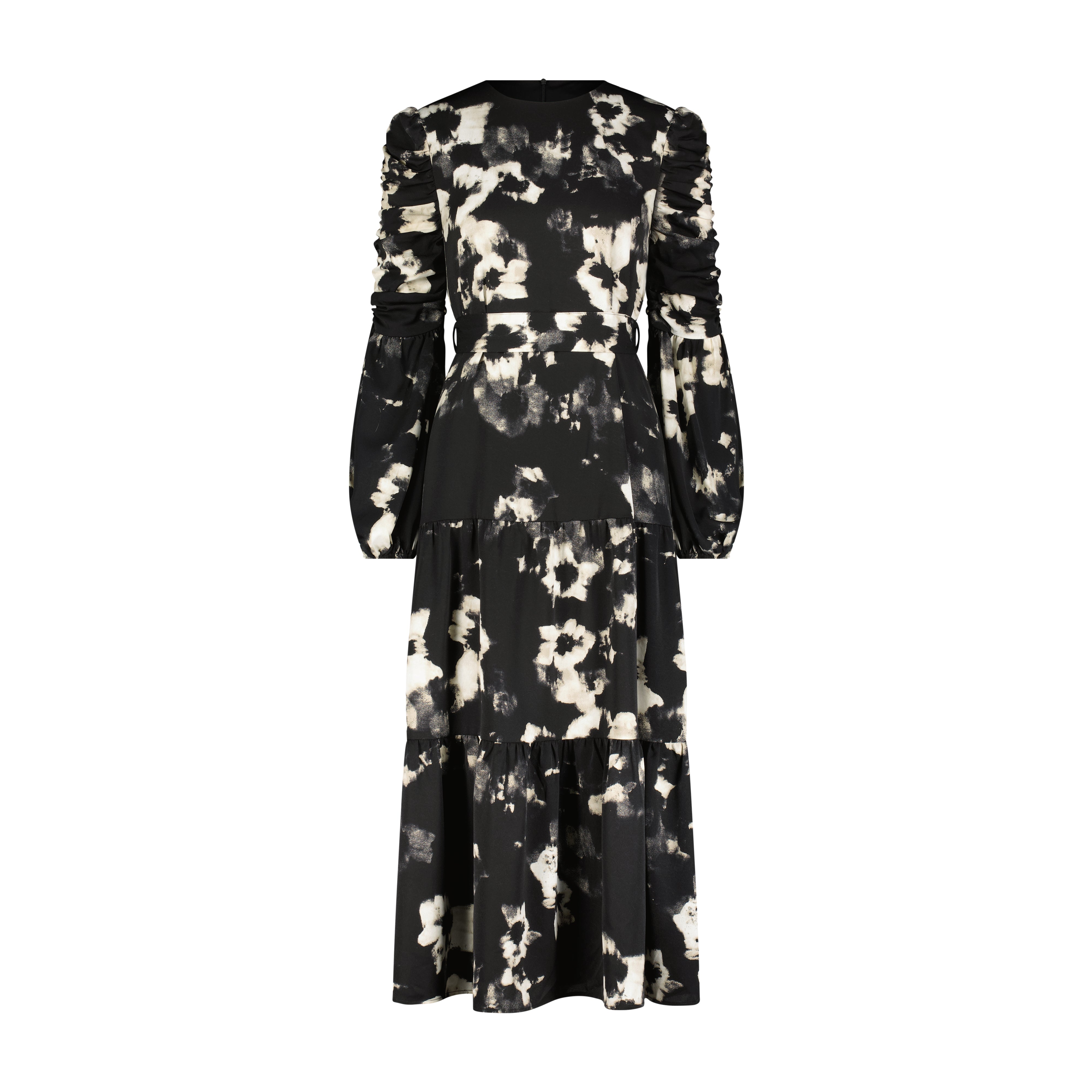 Zahava Midi- Abstract Black Floral | Adina Las Vegas Zahava Midi- Abstract Black Floral | Adina Las Vegas