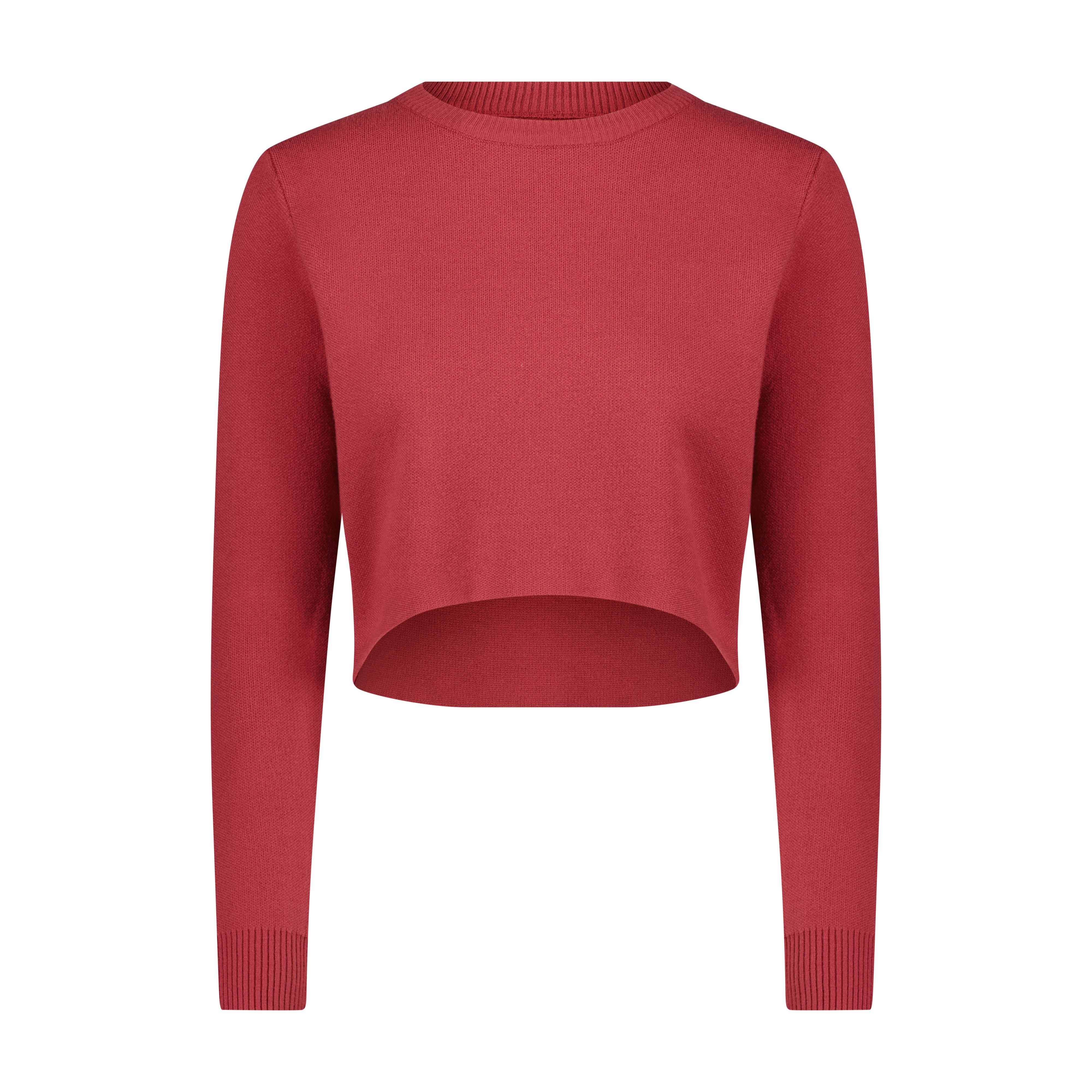 Crop Sweater- Berry