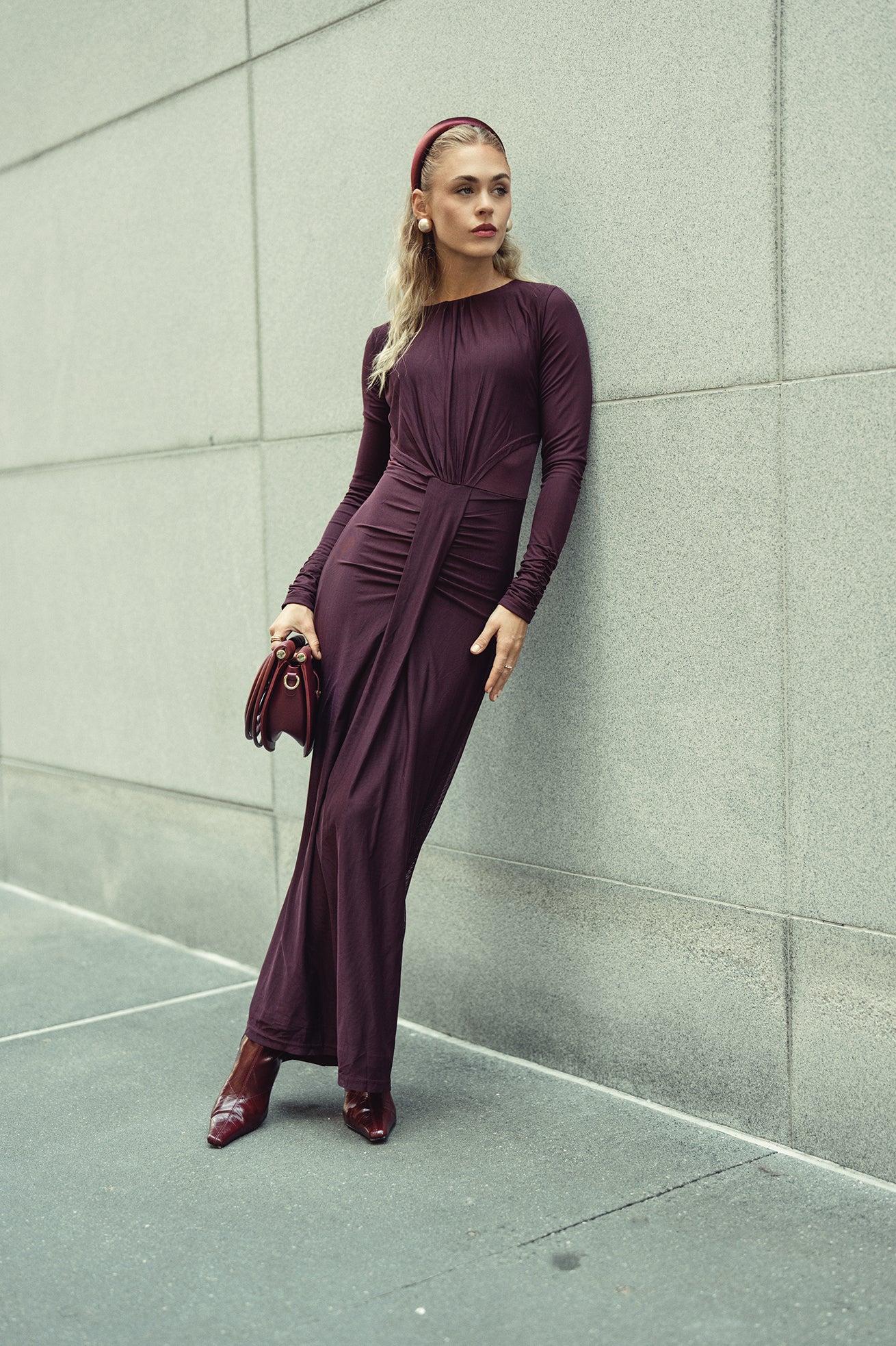 Monique Maxi- Plum