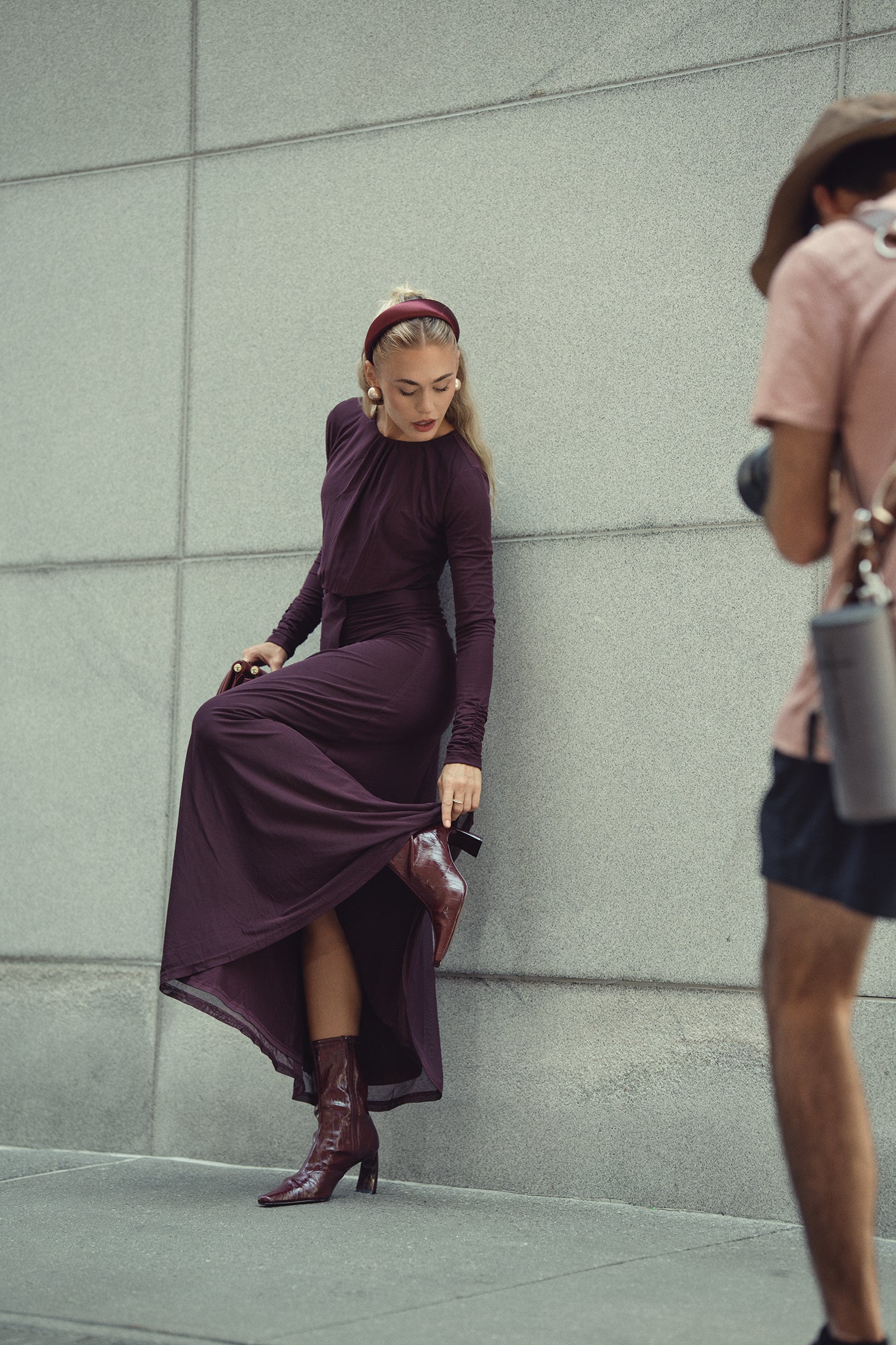 Monique Maxi- Plum