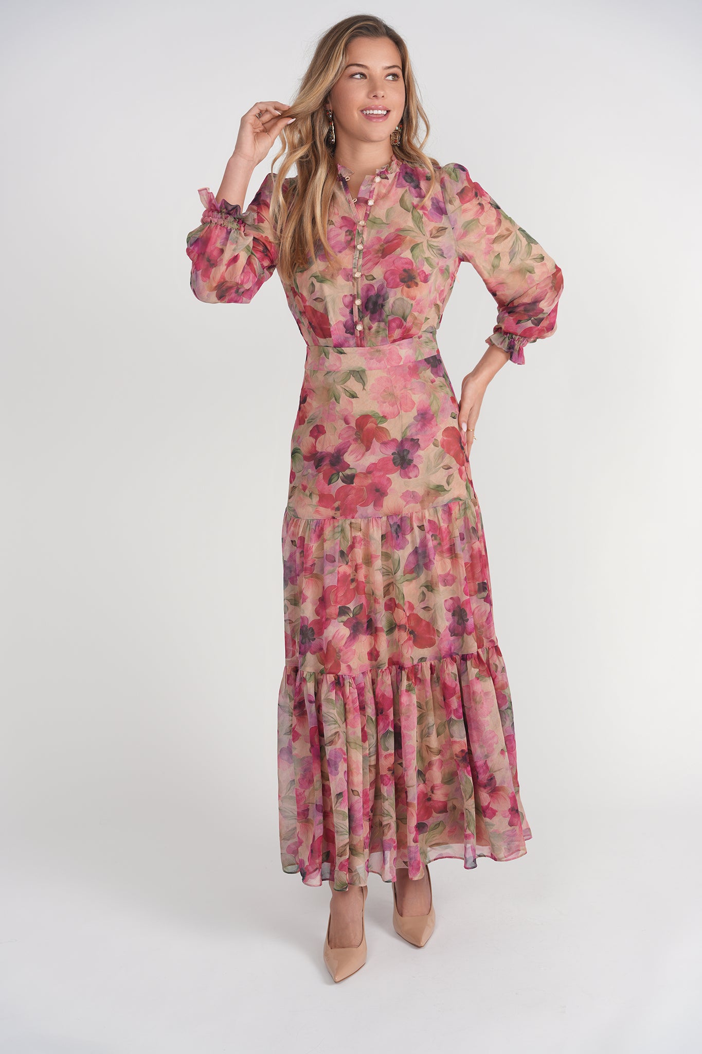 Zoe Maxi- Watercolor