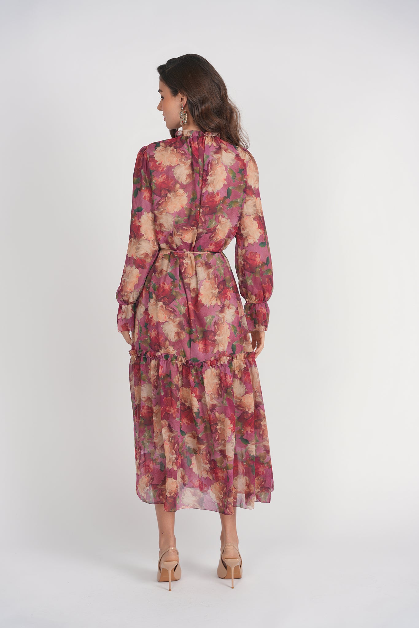 Evie Midi- Bold Floral