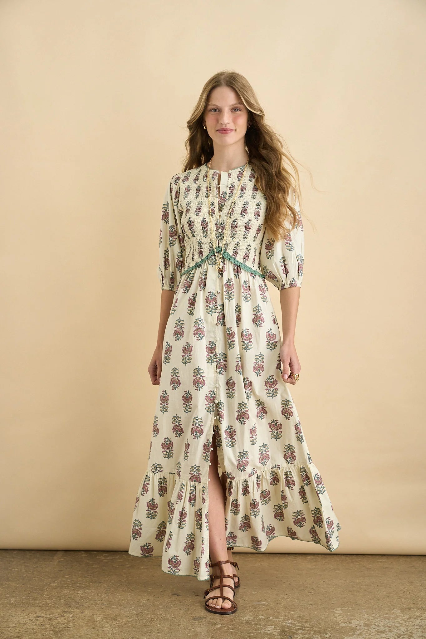 Magnolia Dress Green