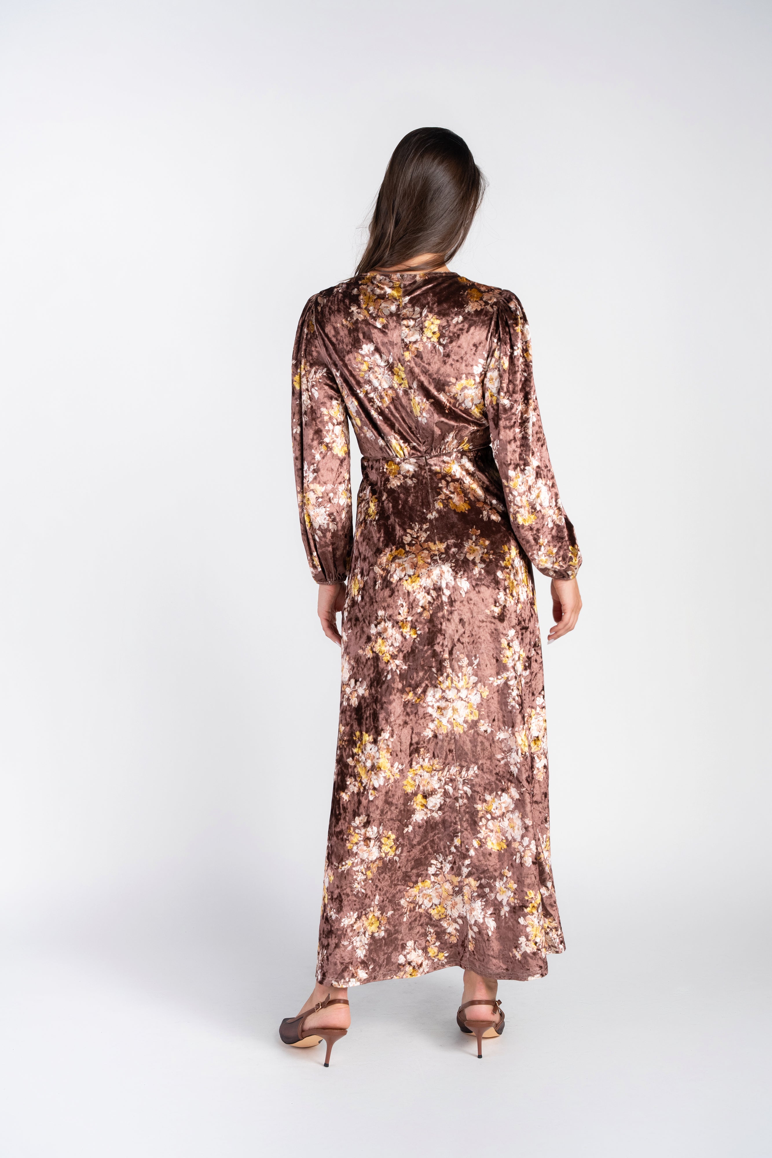 Becca Dress- Cafe Velvet