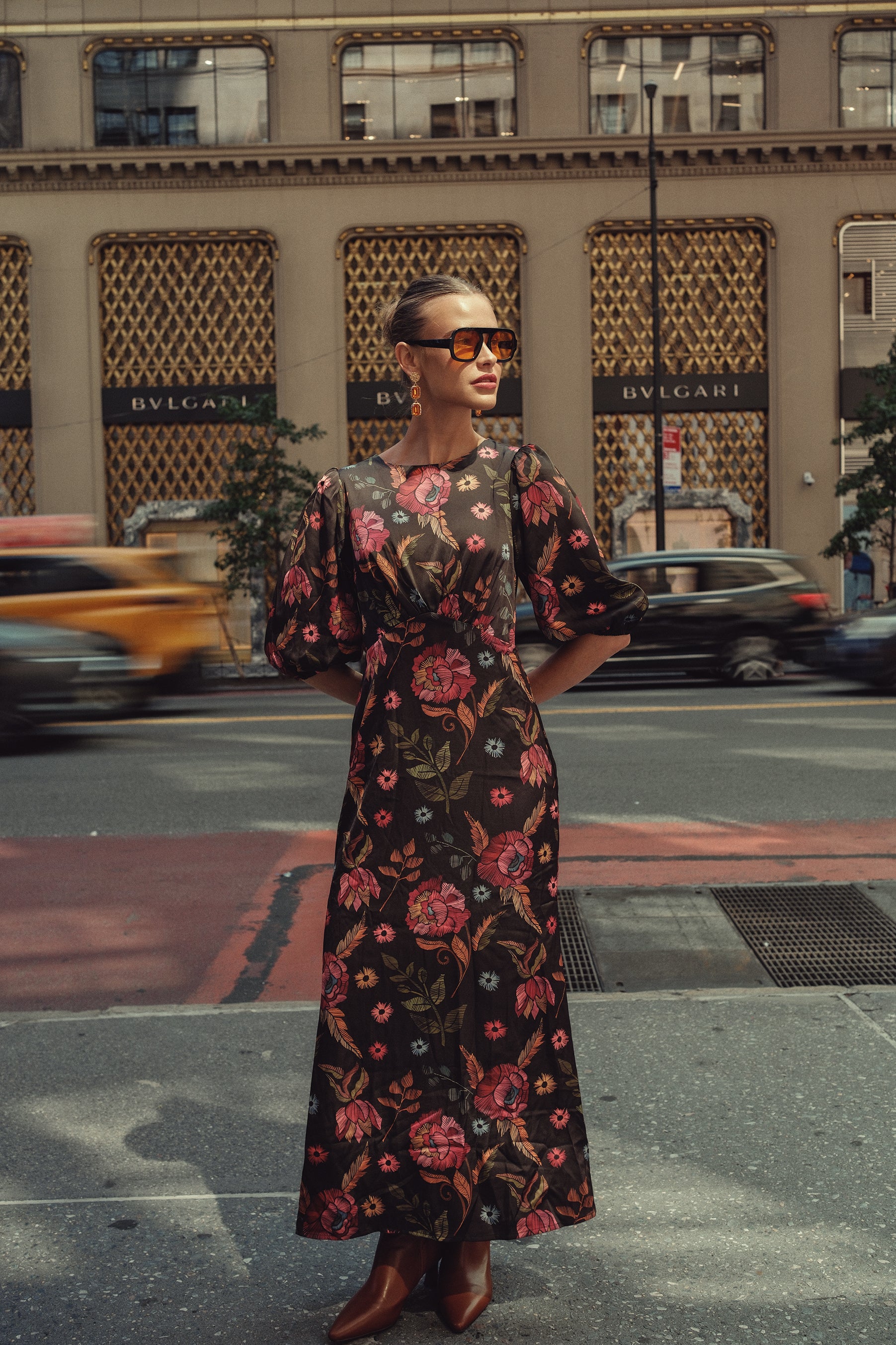 Marlo Dress- Artwork Floral