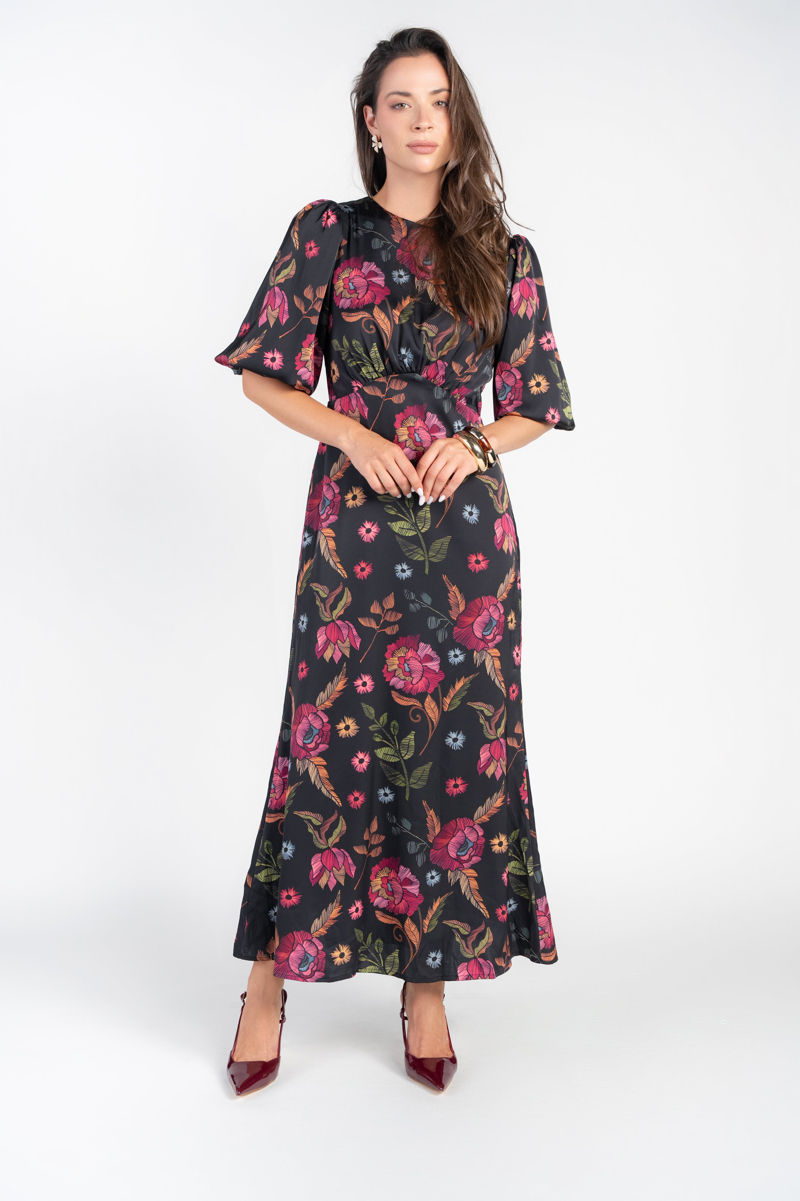 Marlo Dress- Artwork Floral