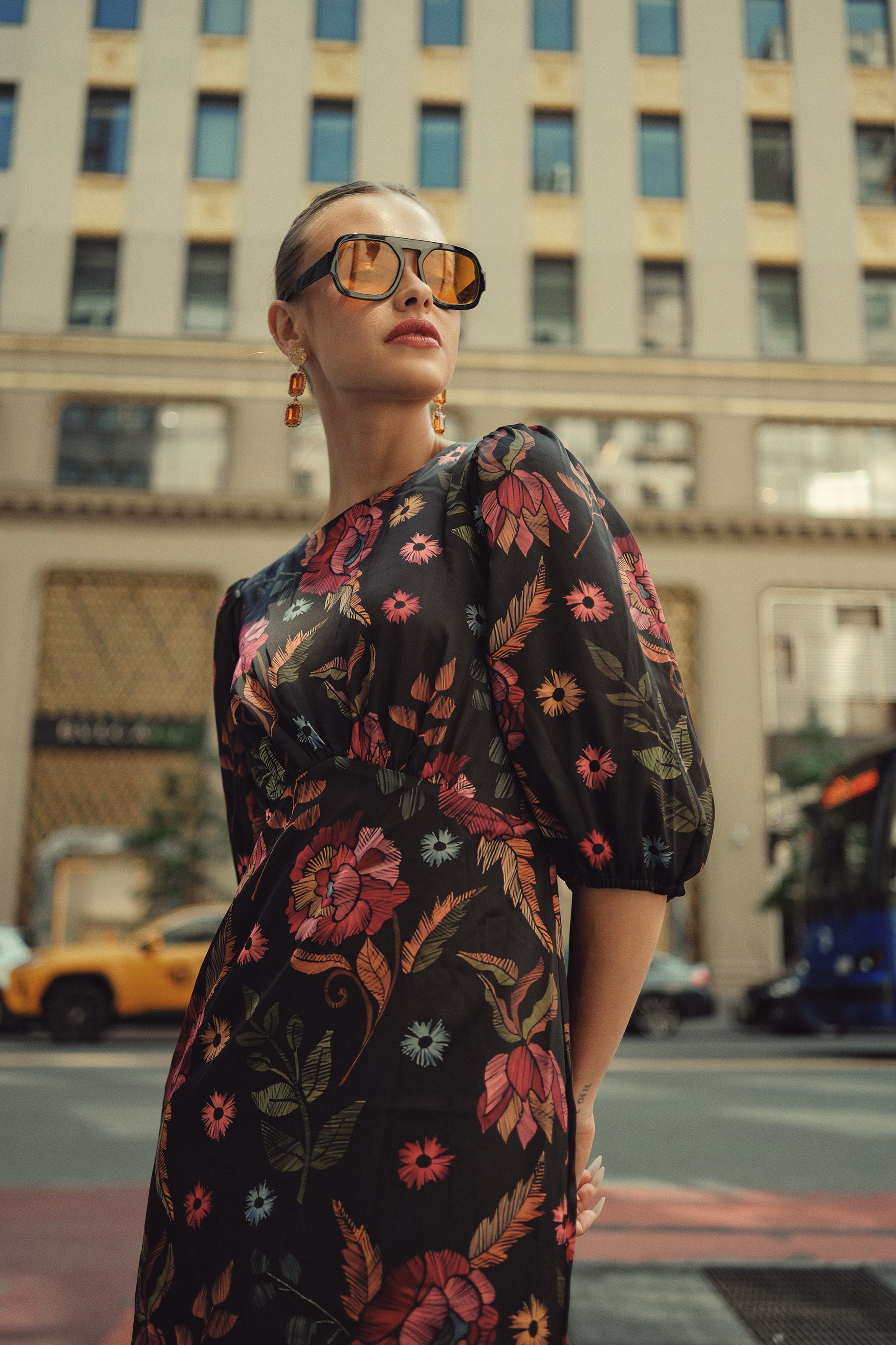 Marlo Dress- Artwork Floral