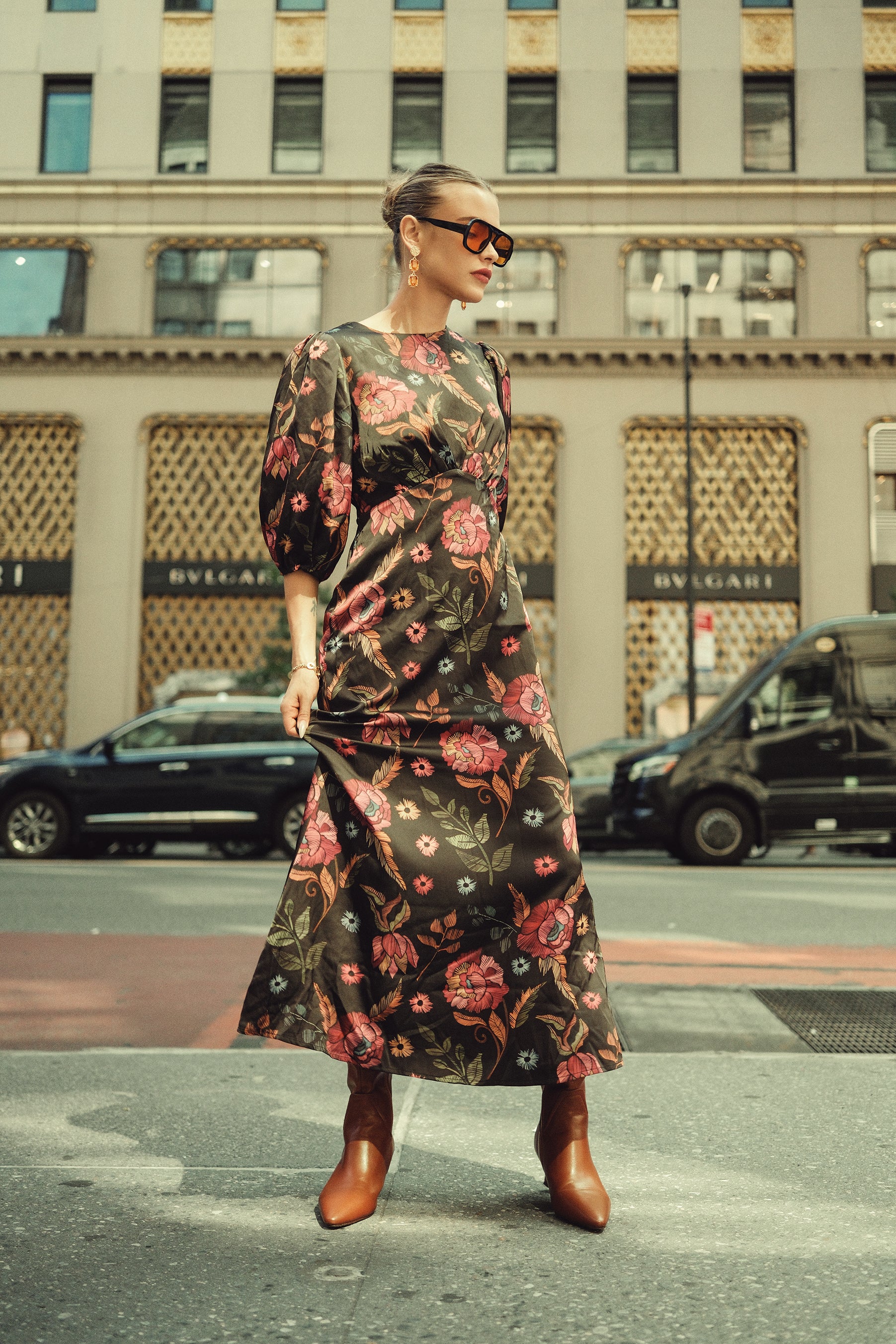 Marlo Dress- Artwork Floral