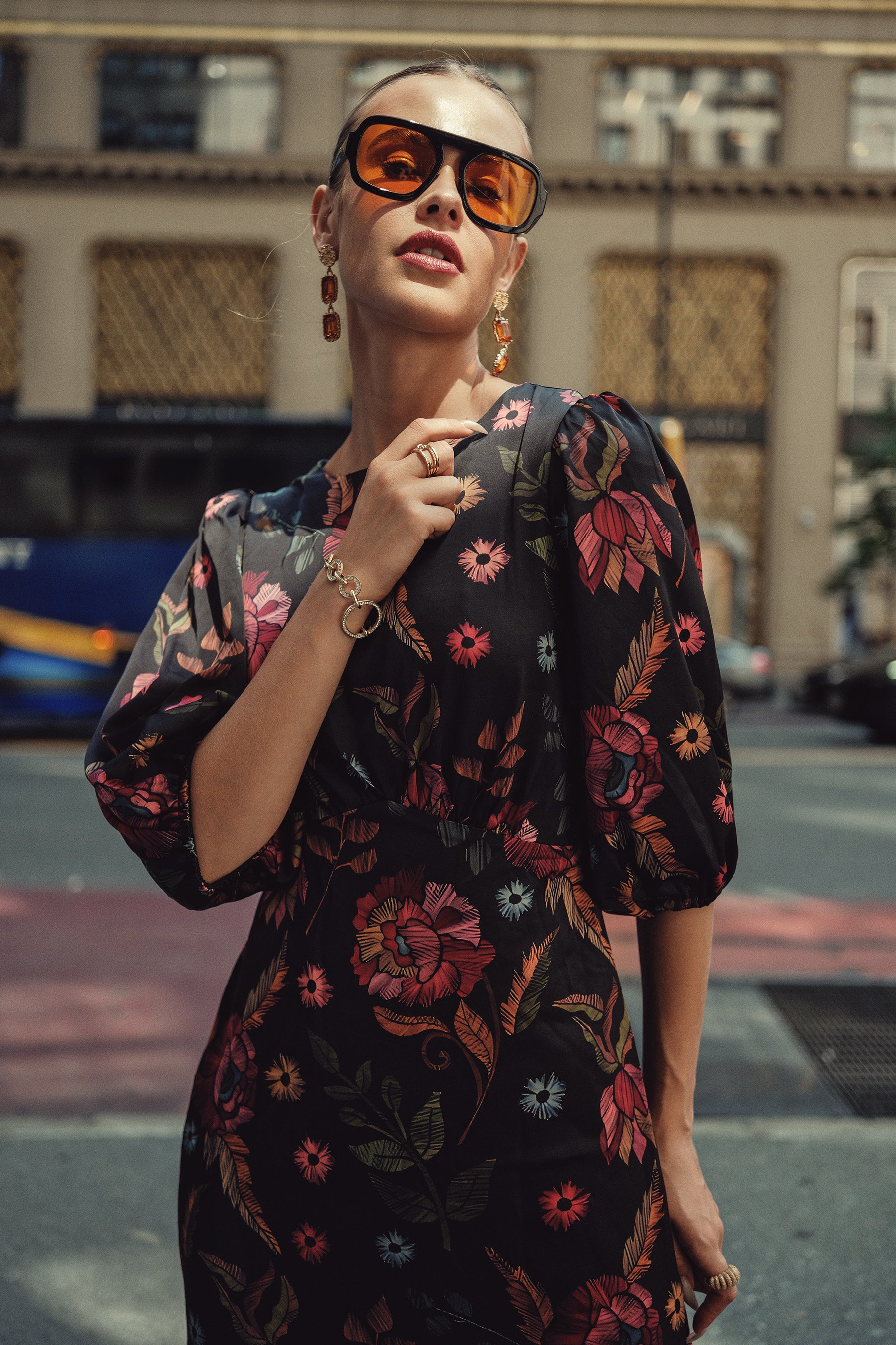 Marlo Dress- Artwork Floral