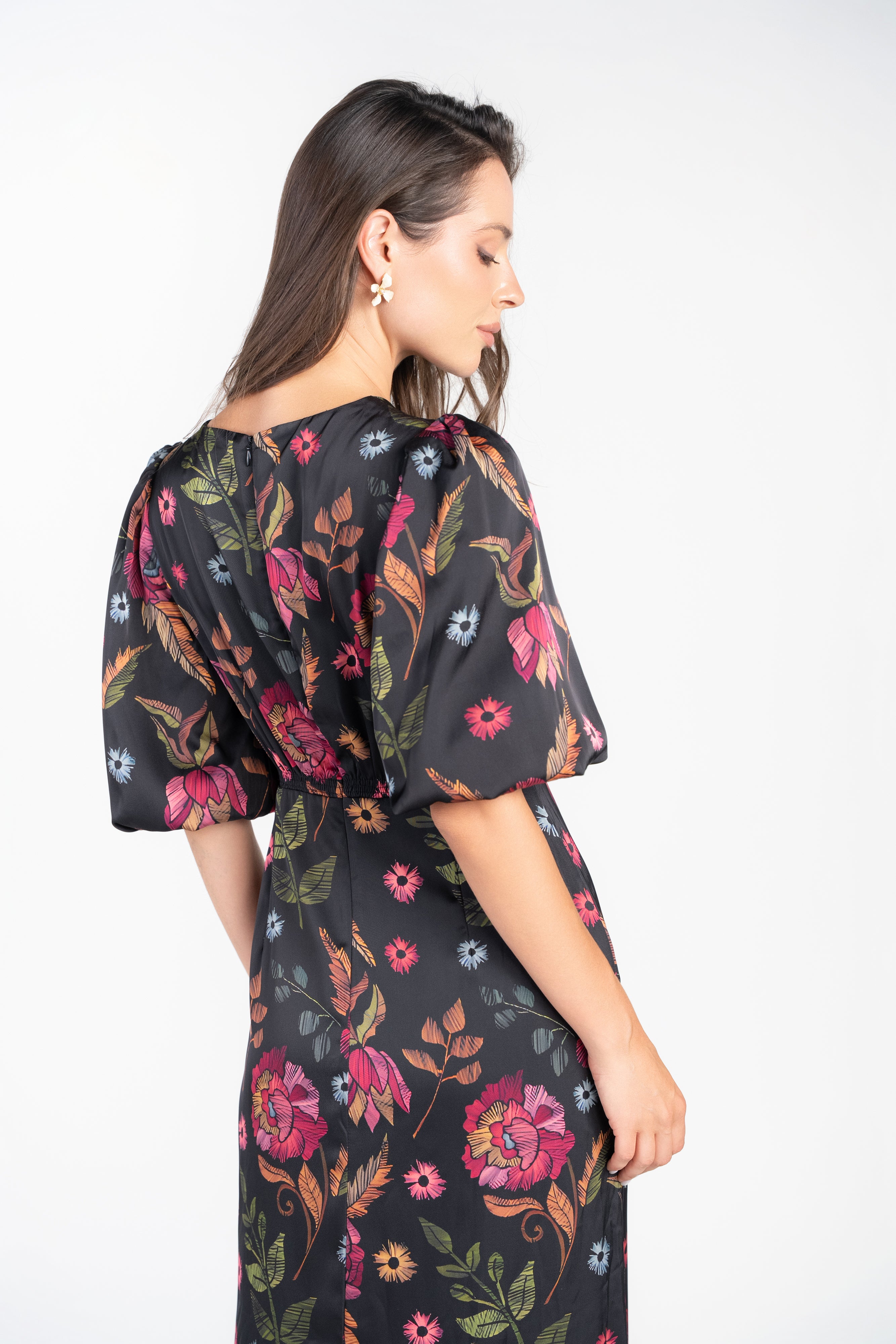 Marlo Dress- Artwork Floral