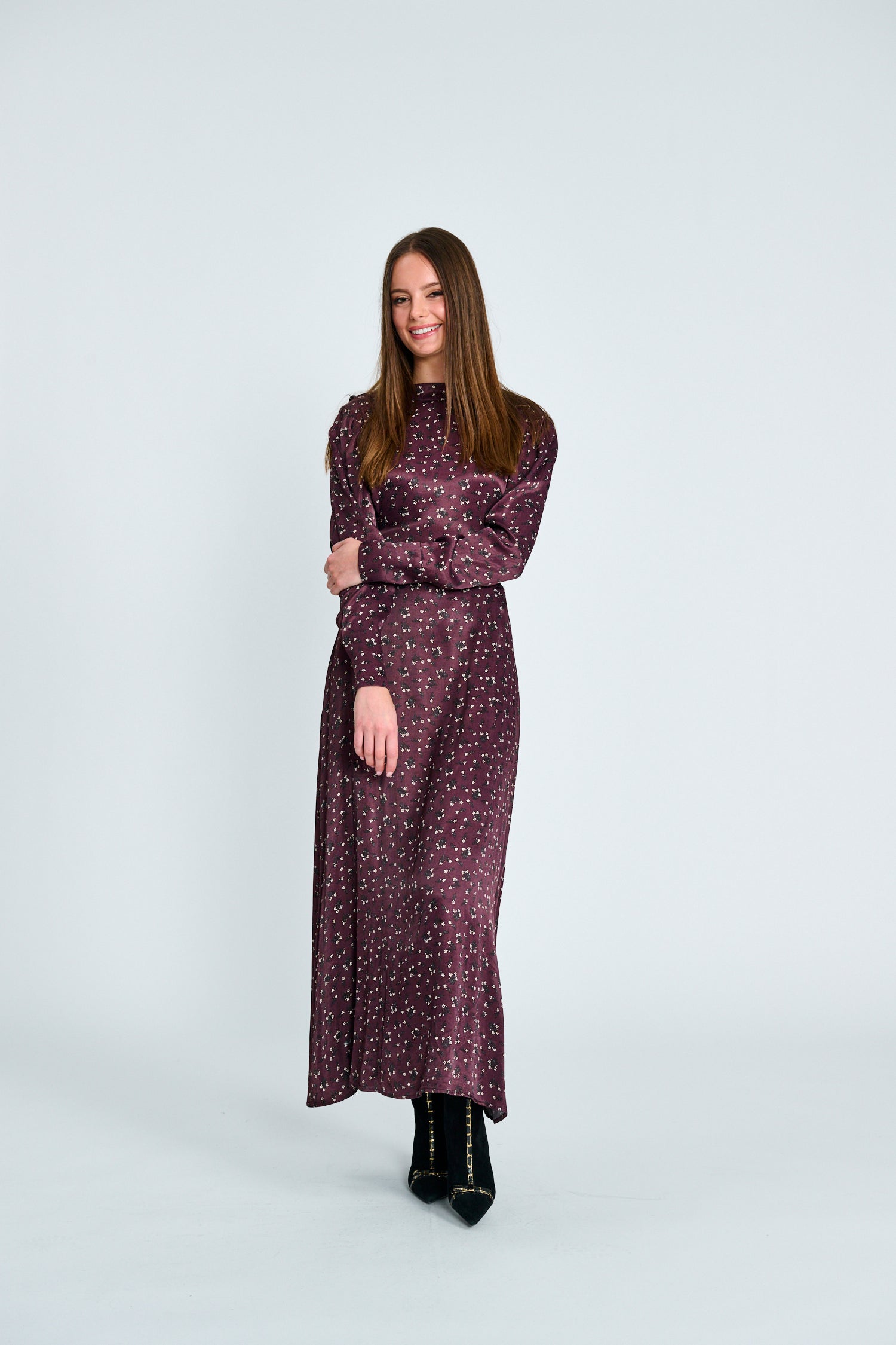 Printed Dress with Side Shoelace - Assorted