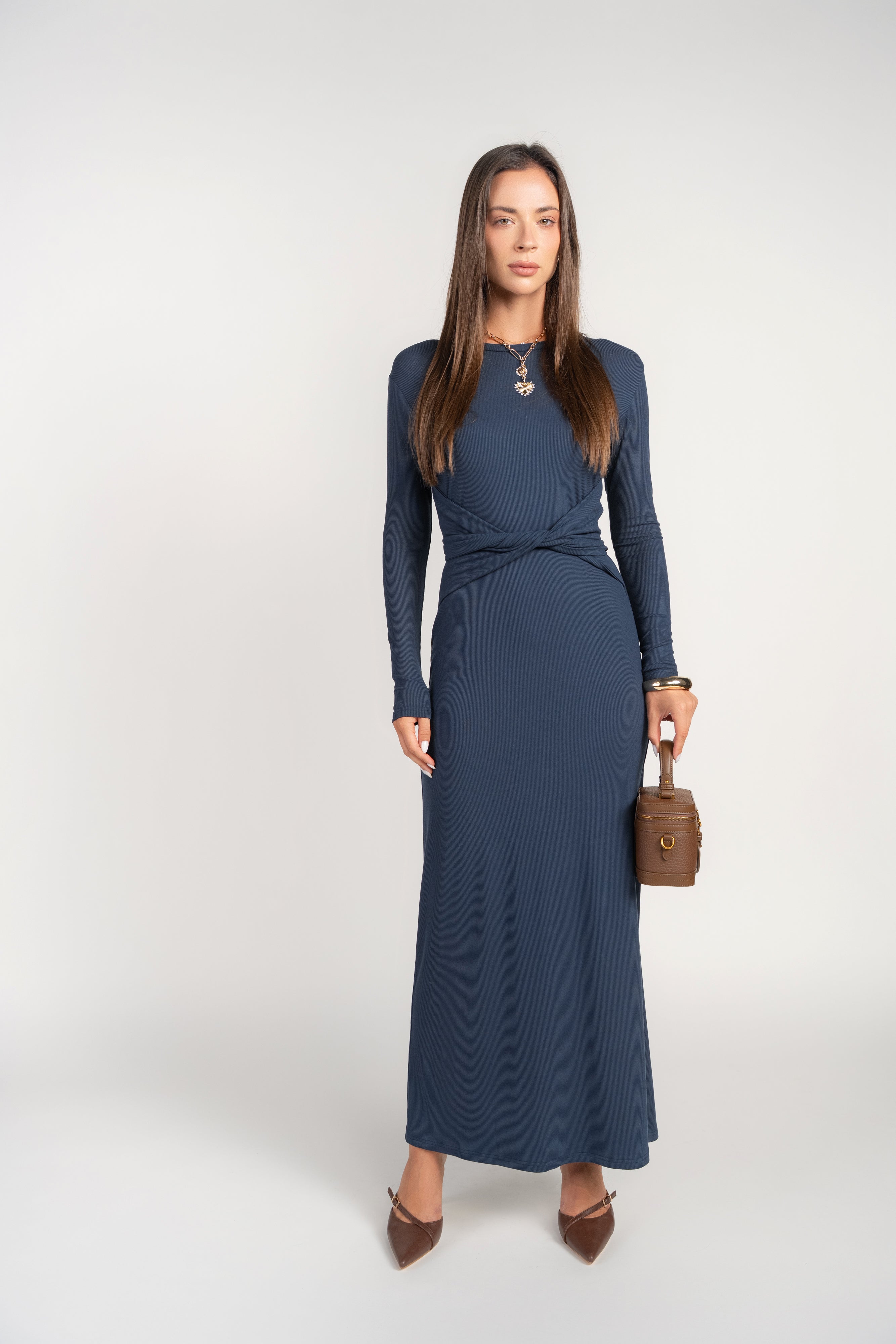 Elise Maxi- Navy