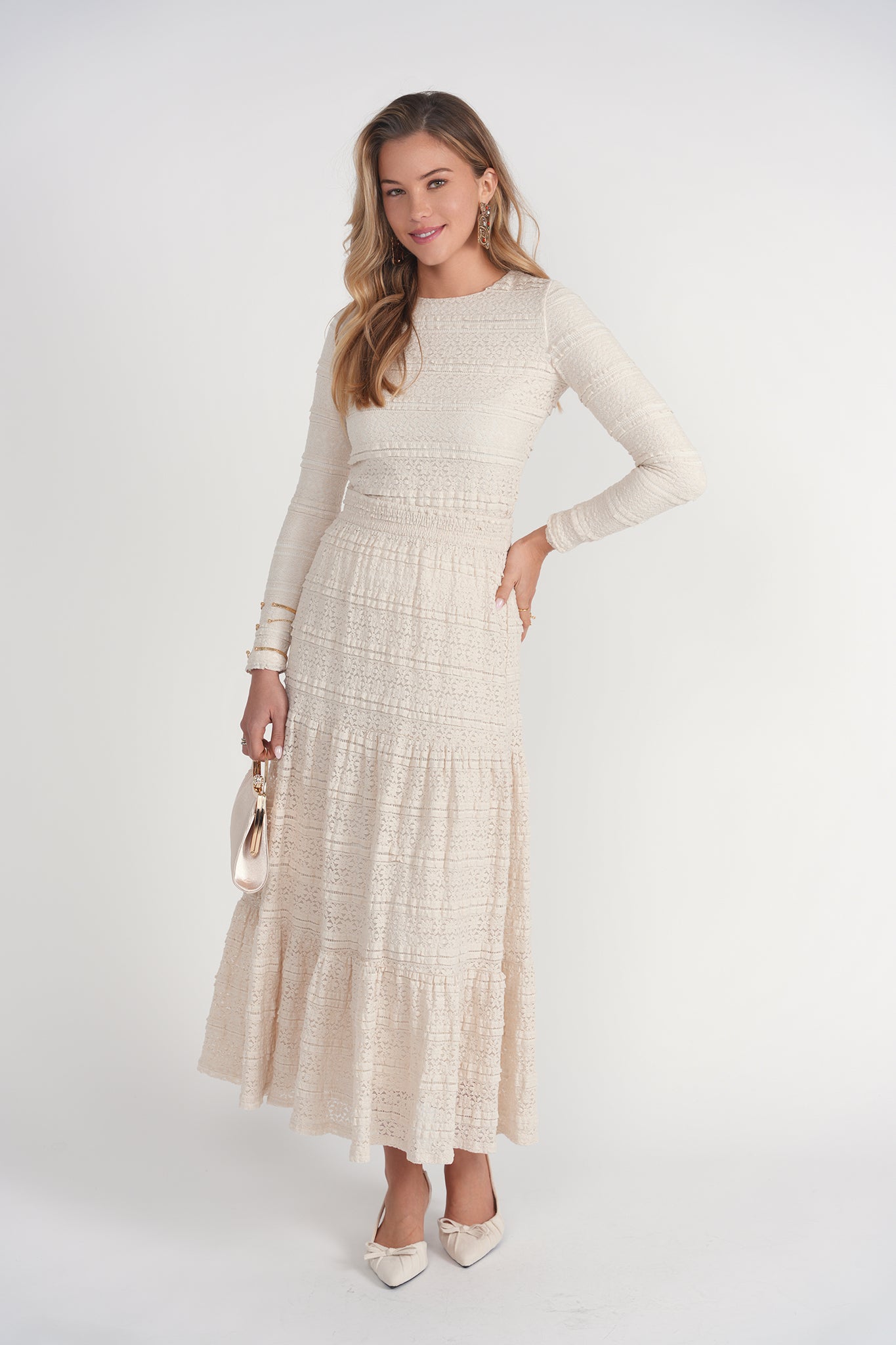 Lace Top- Cream