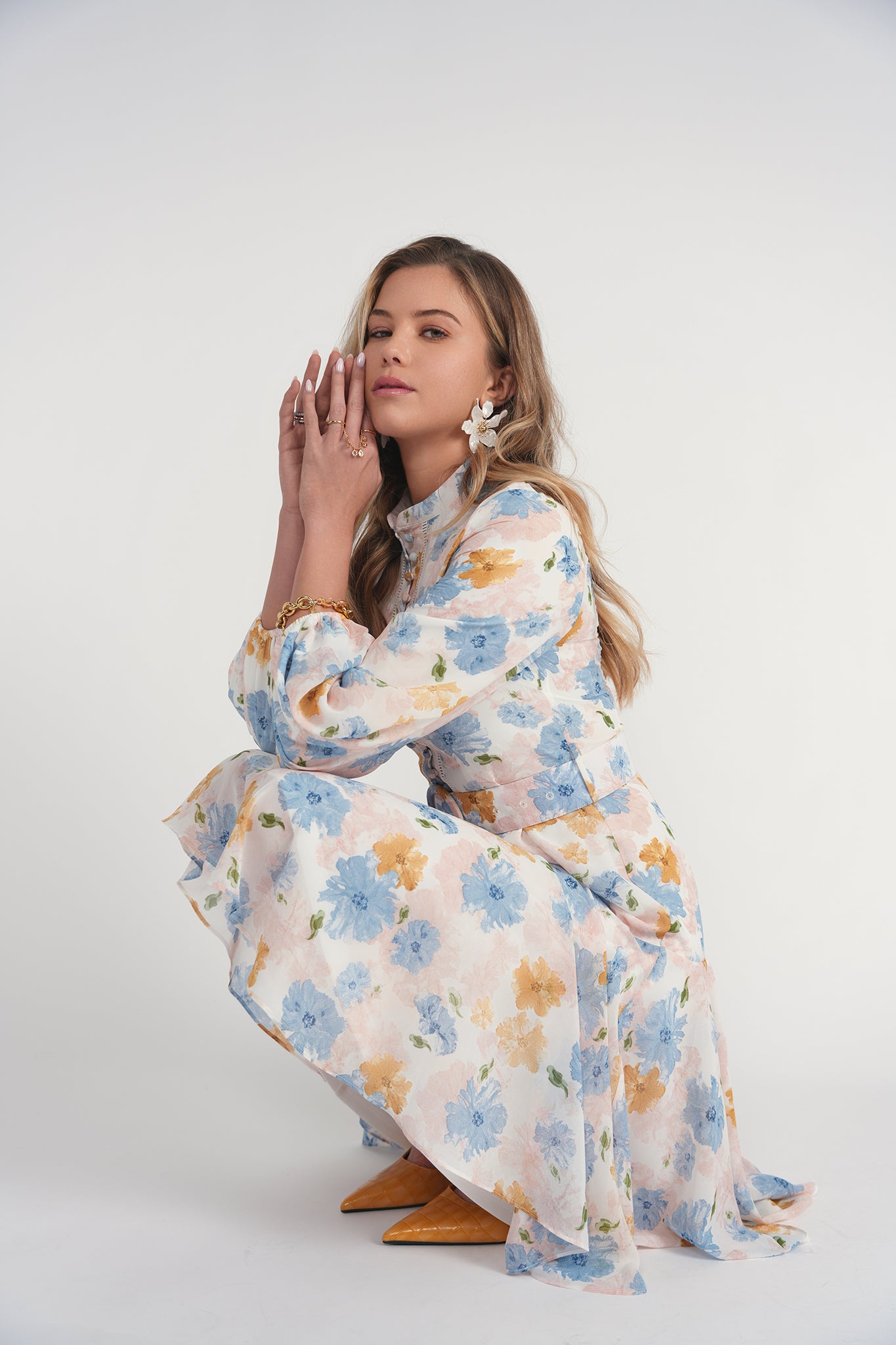 Sophie Dress- Pastel Flowers