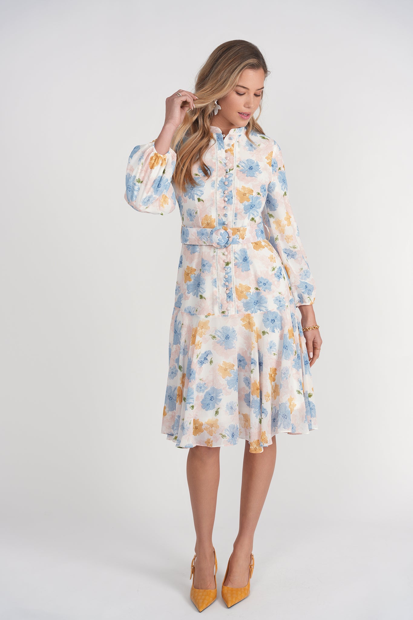 Sophie Dress- Pastel Flowers