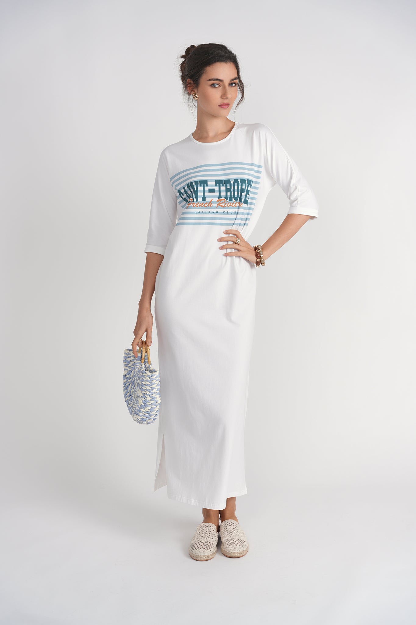T-shirt Midi Dress- St Tropez
