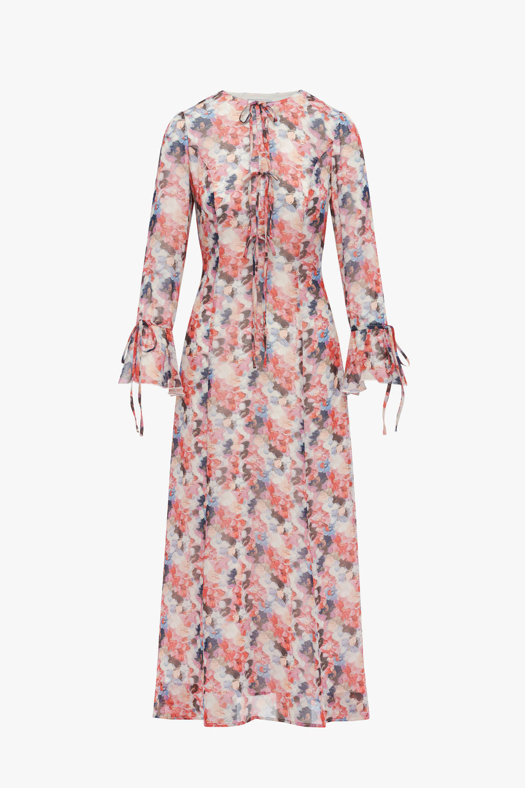 Ella Dress- Handpainted Florals