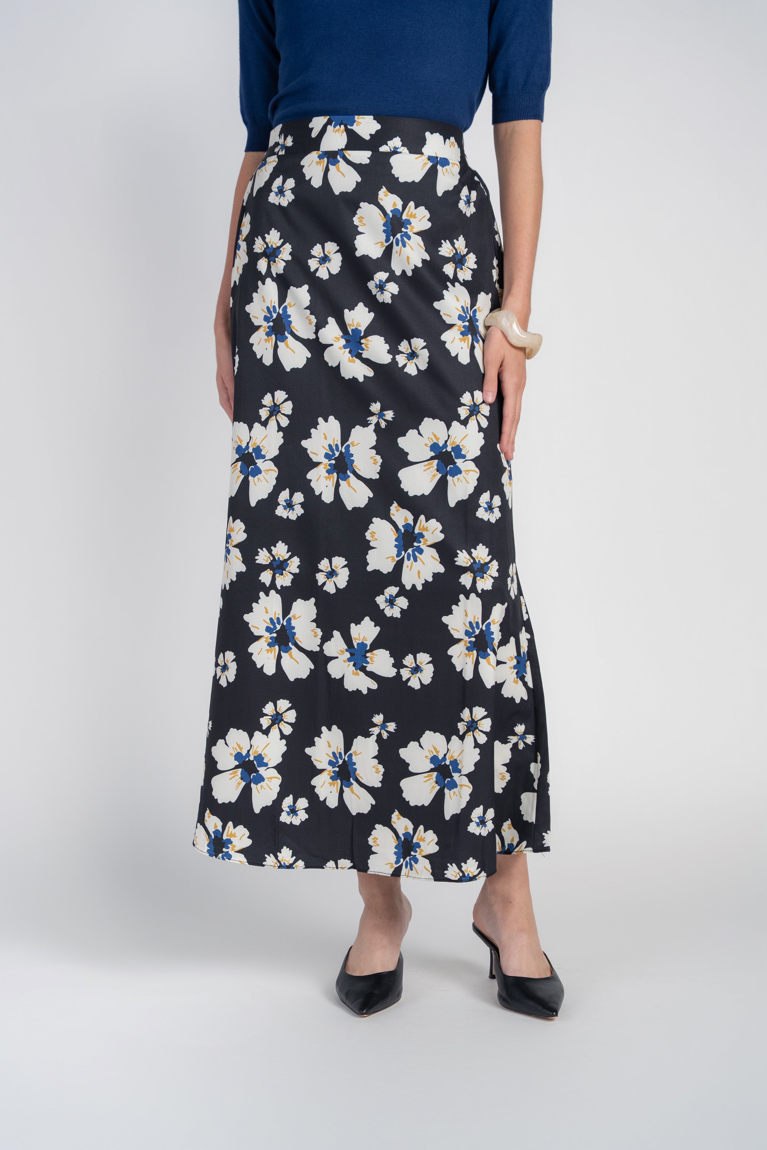 Naomie Slip Skirt- Floral