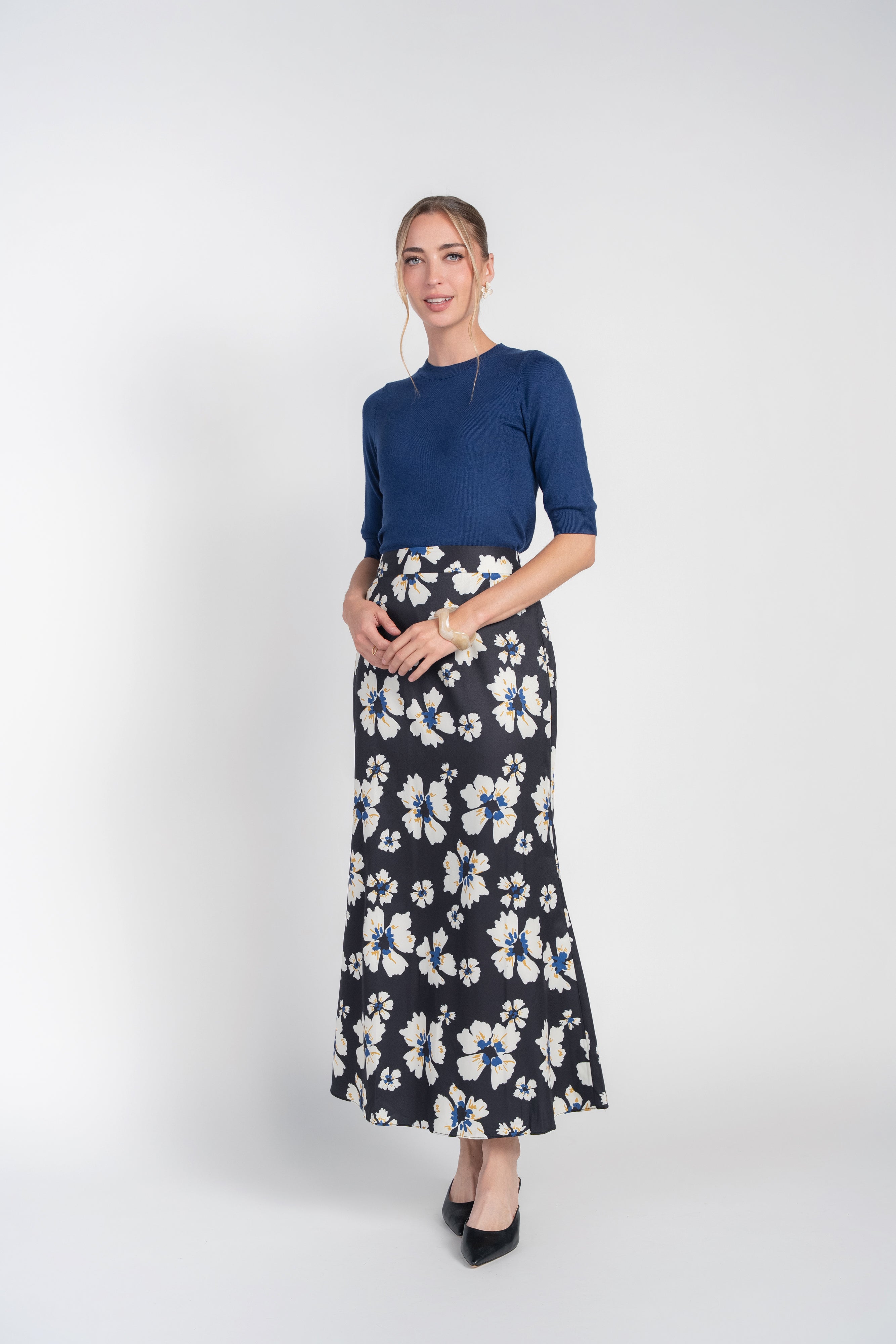Naomie Slip Skirt- Floral