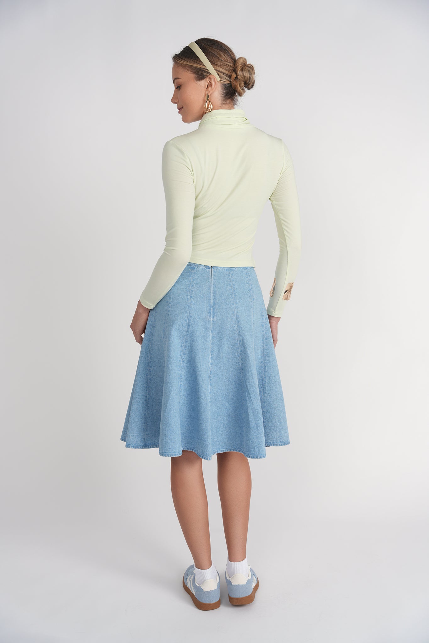 Yael Cotton Top- Lime