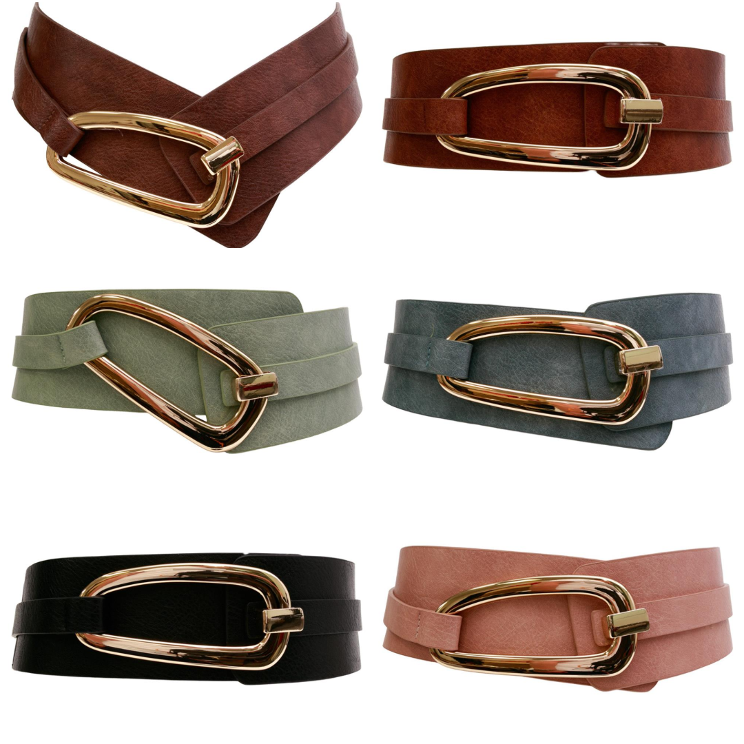 Legant Wrap Buckle Waist Belt BT-281