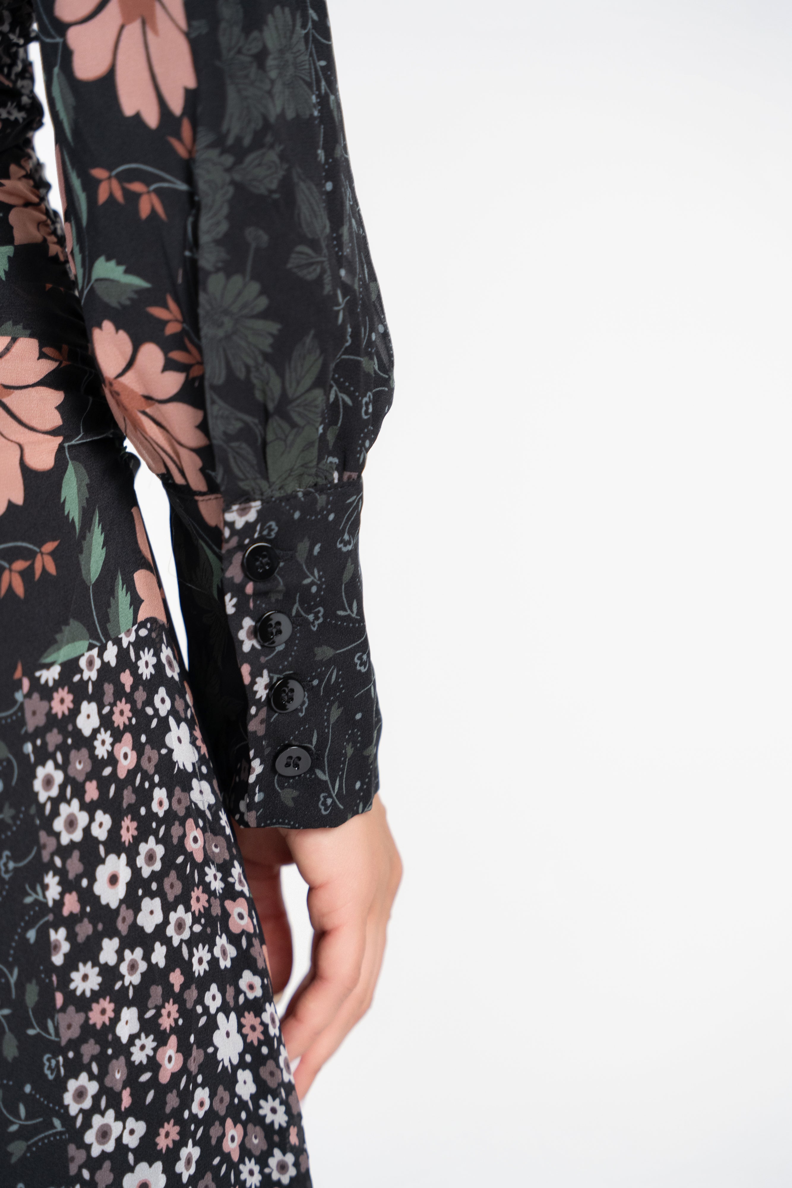 Michalie Midi- Patchwork Floral