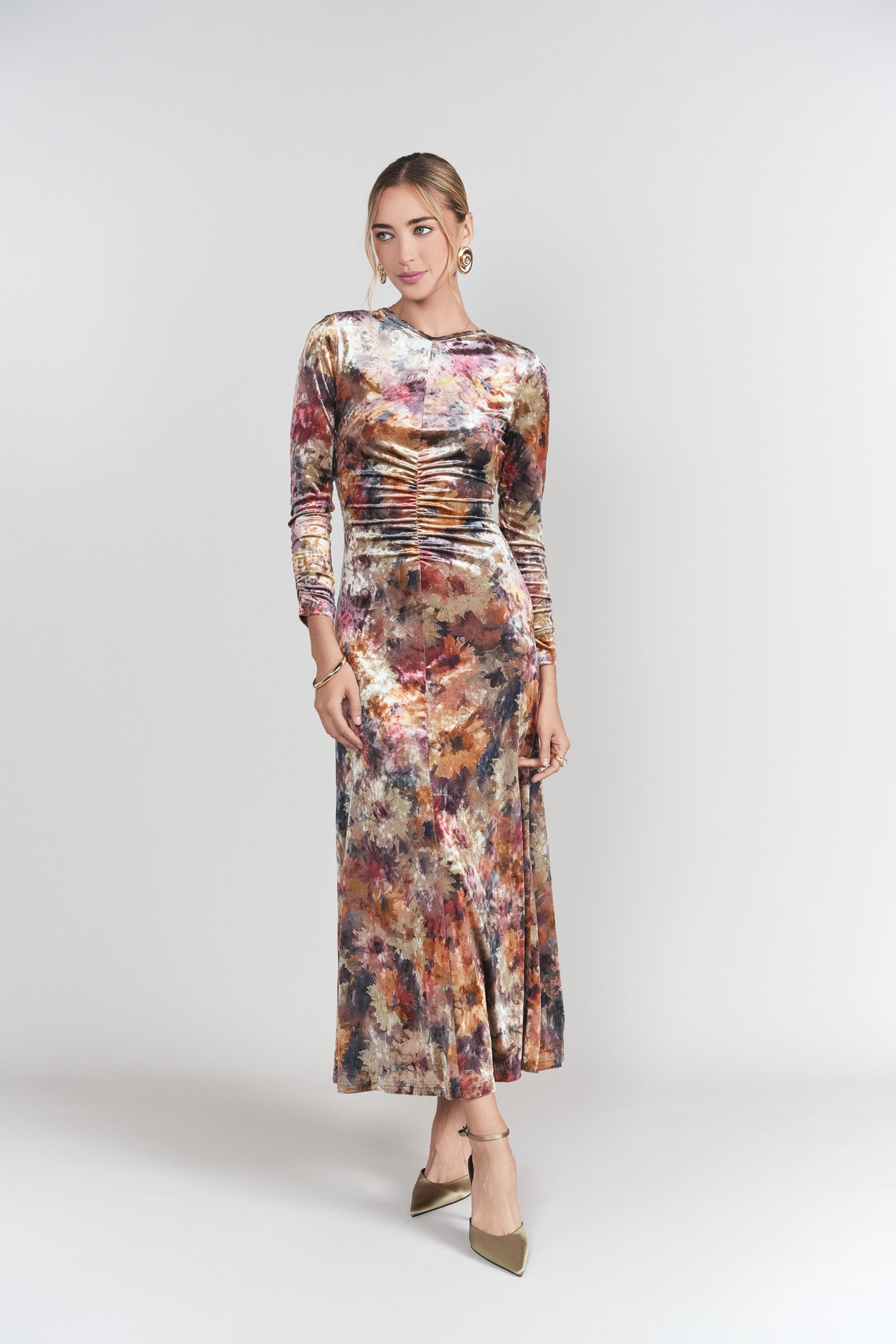 Flora Velvet Maxi- Fleur
