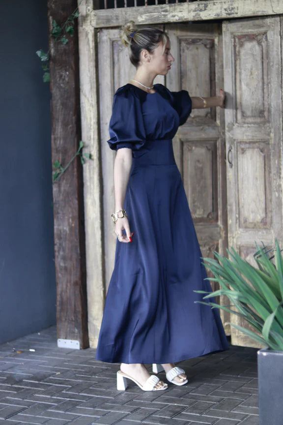 Corset Dress- Blue