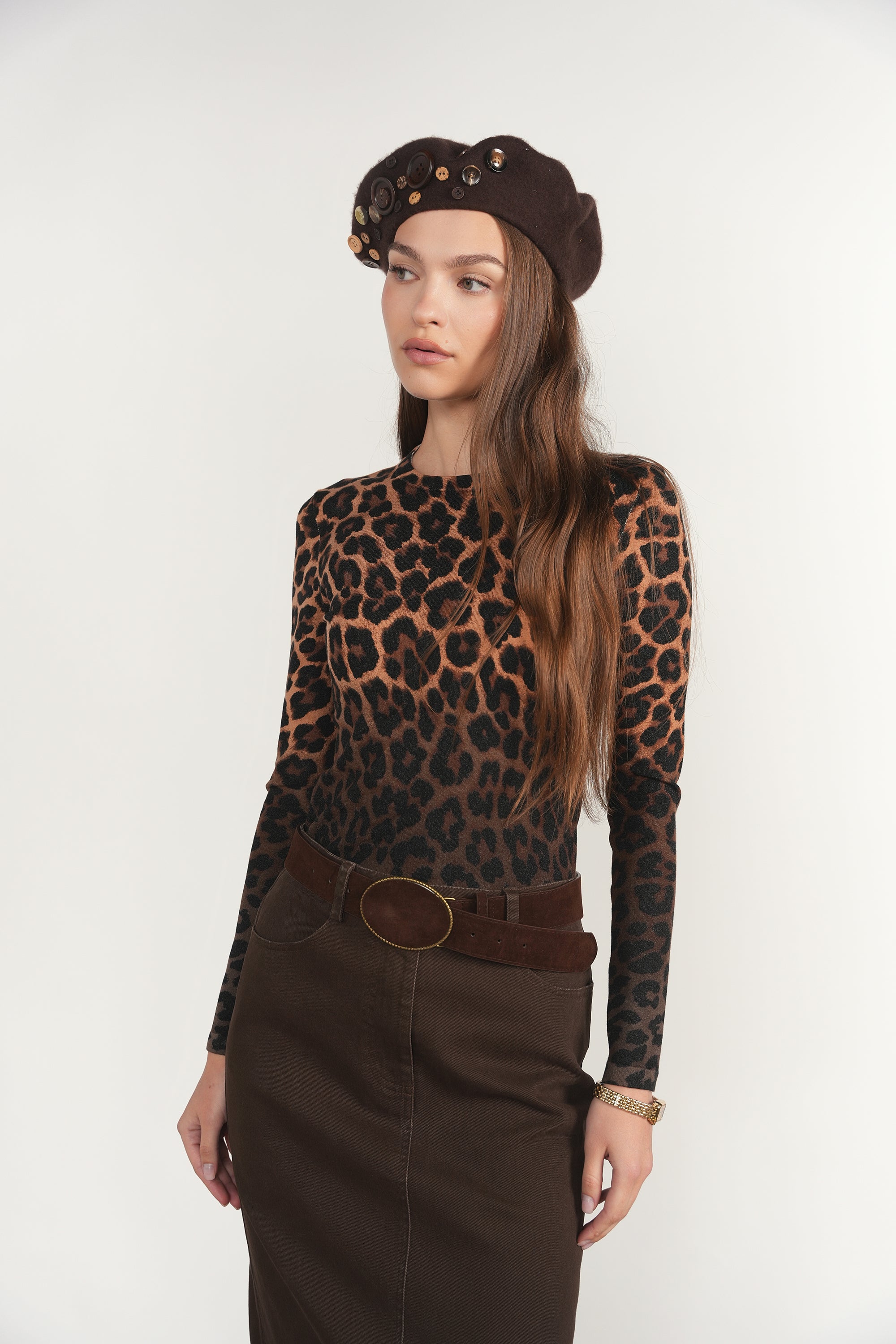 Kasai Sweater - Leopard